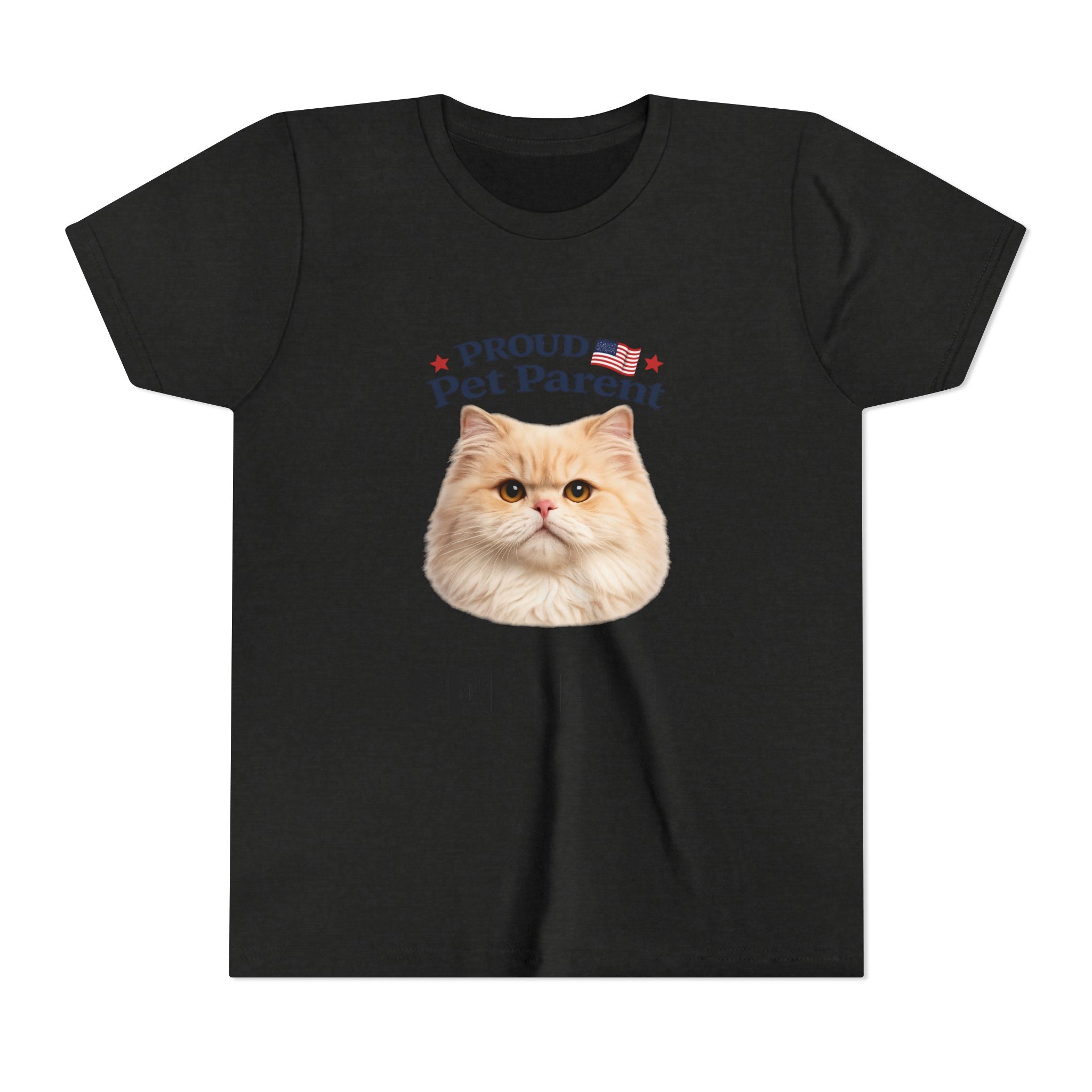 Youth Pet Parent T‑Shirt — "Proud Pet Parent" Custom Name Cat Tee