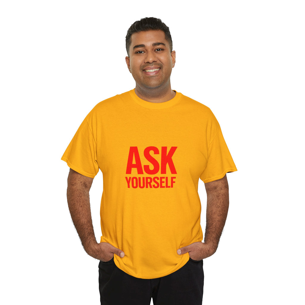Ask Yourself T-Shirt — "Is God Saying Yes or No?" Inspirational Faith Tee