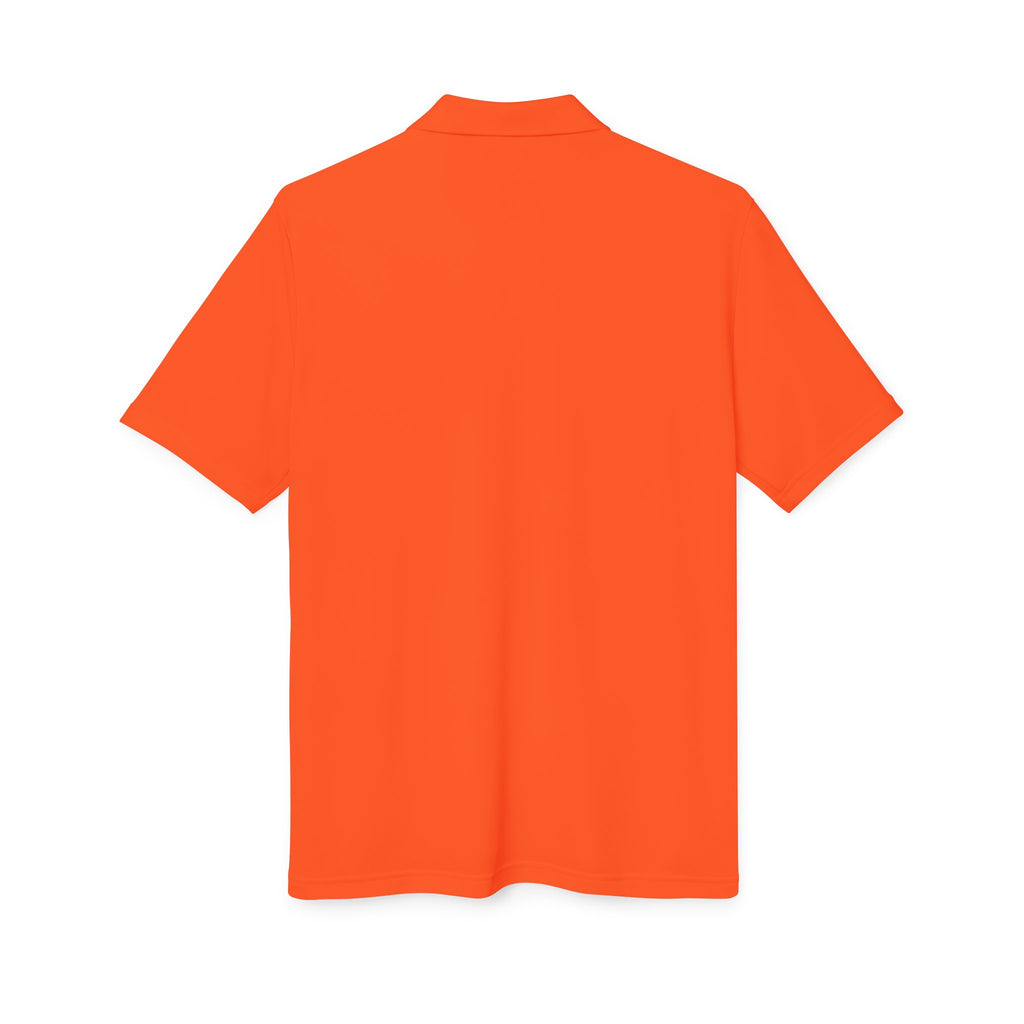 Performance Polo — Small 'RFP' Retro Flag Logo Chest