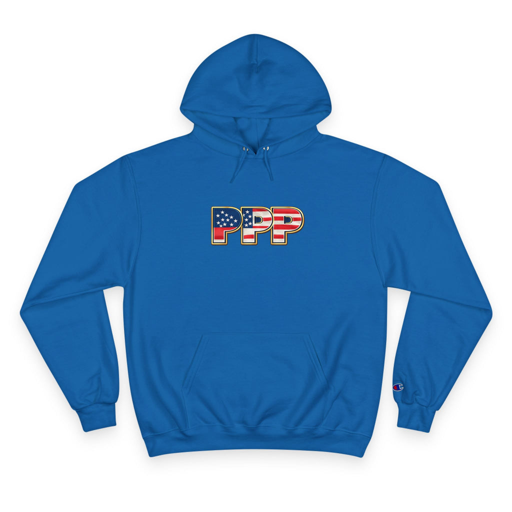 Horse Pet Parent Hoodie — “I’m A Proud Pet Parent” American Flag Logo