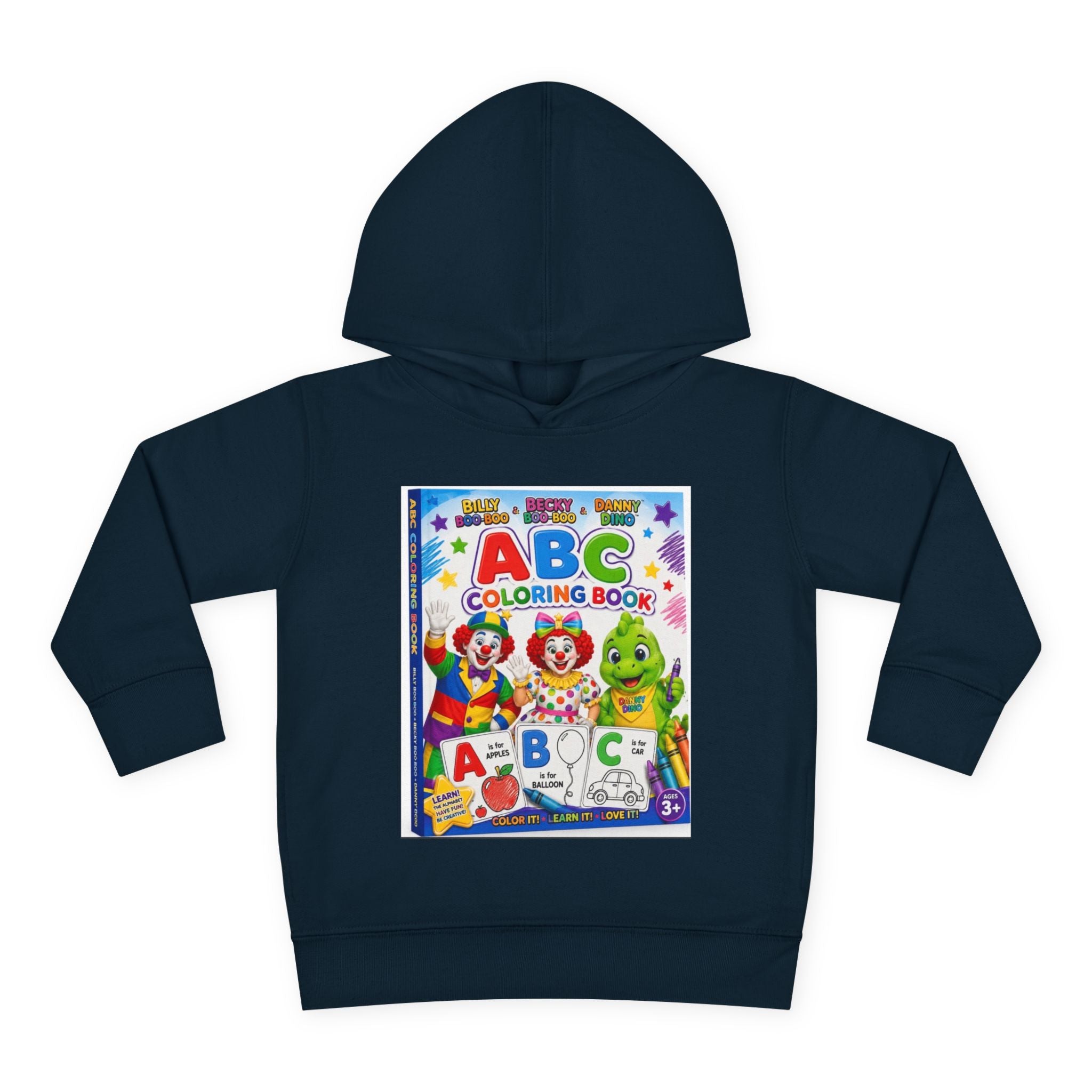 ABC Coloring Book Toddler Hoodie — Cute Educational Pullover for Kids