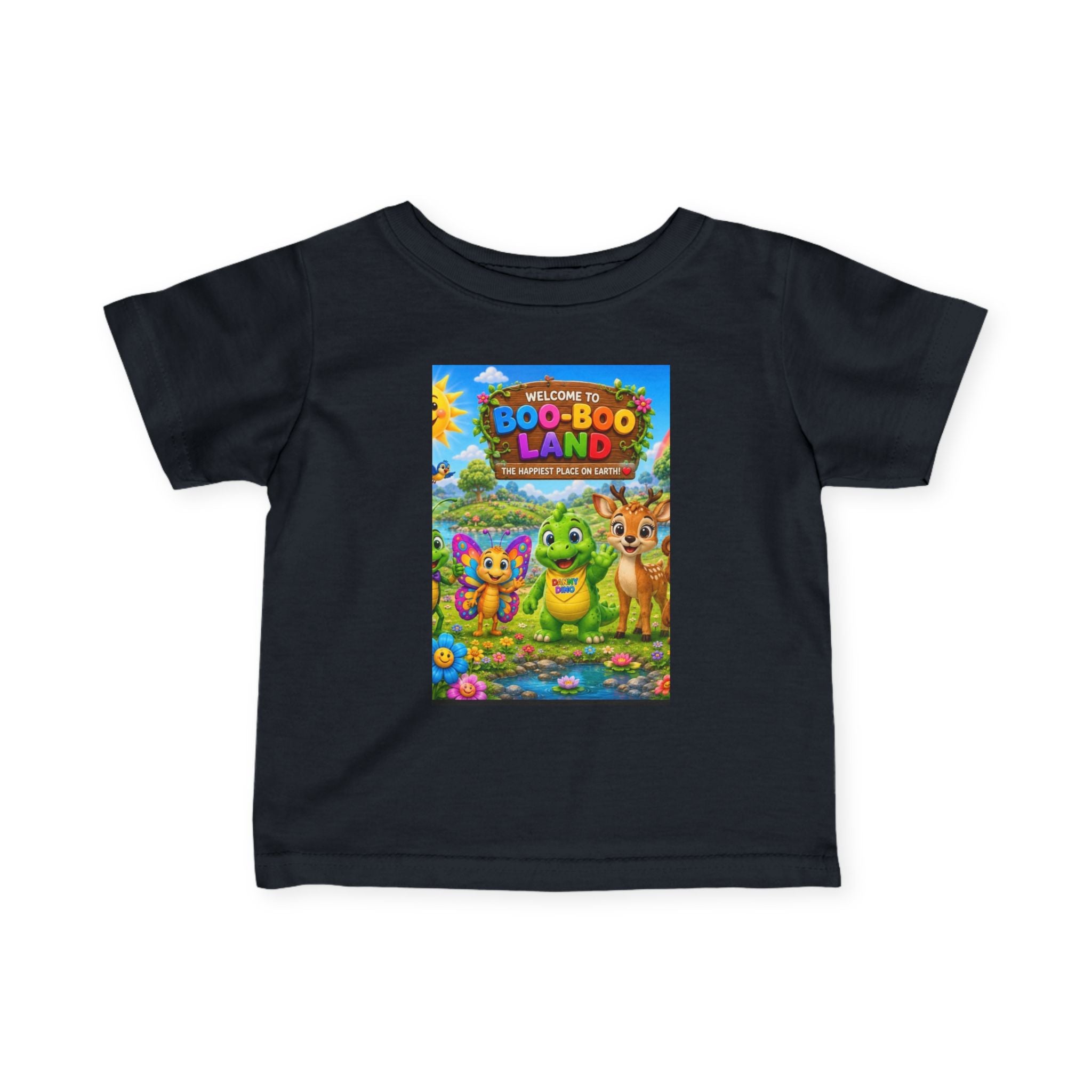 Boo-Boo Land Infant Tee — Cute Woodland Critter Baby Shirt