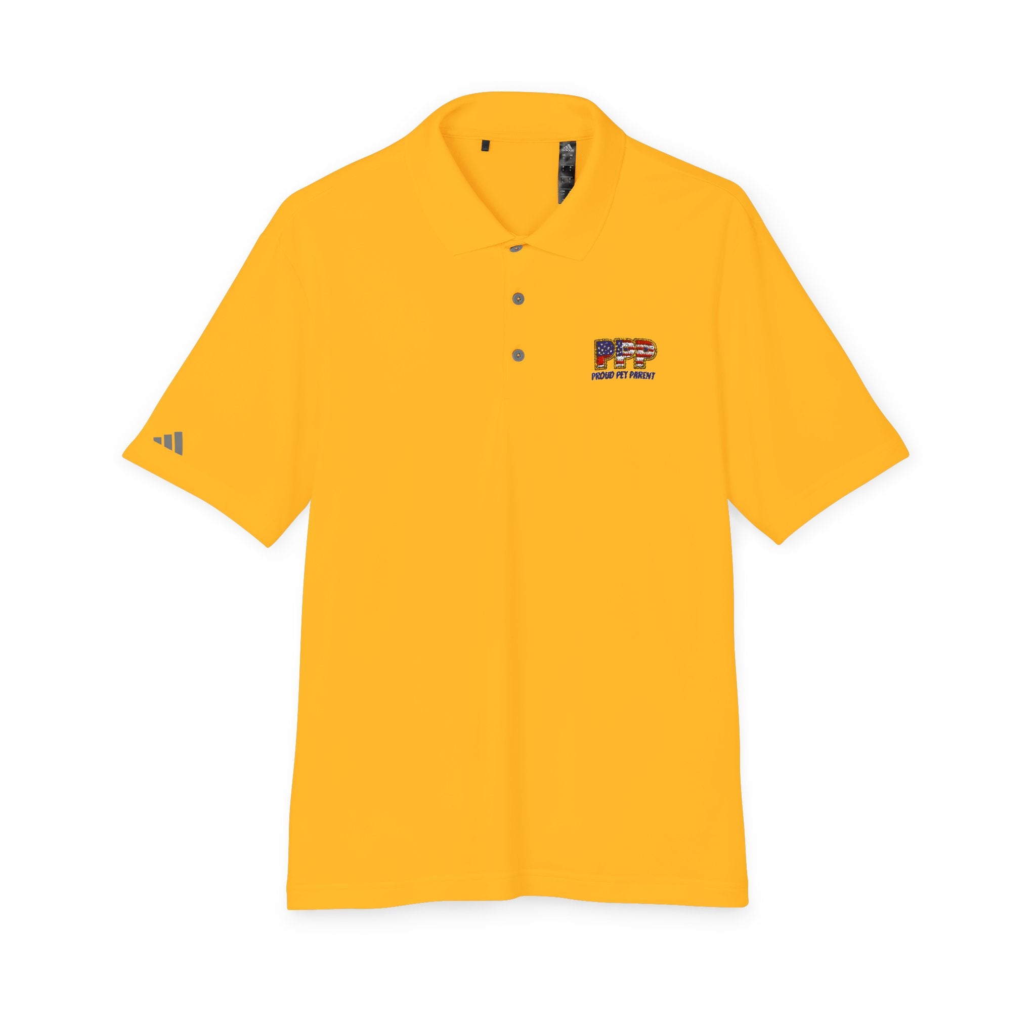 Performance Polo — Small 'RFP' Retro Flag Logo Chest