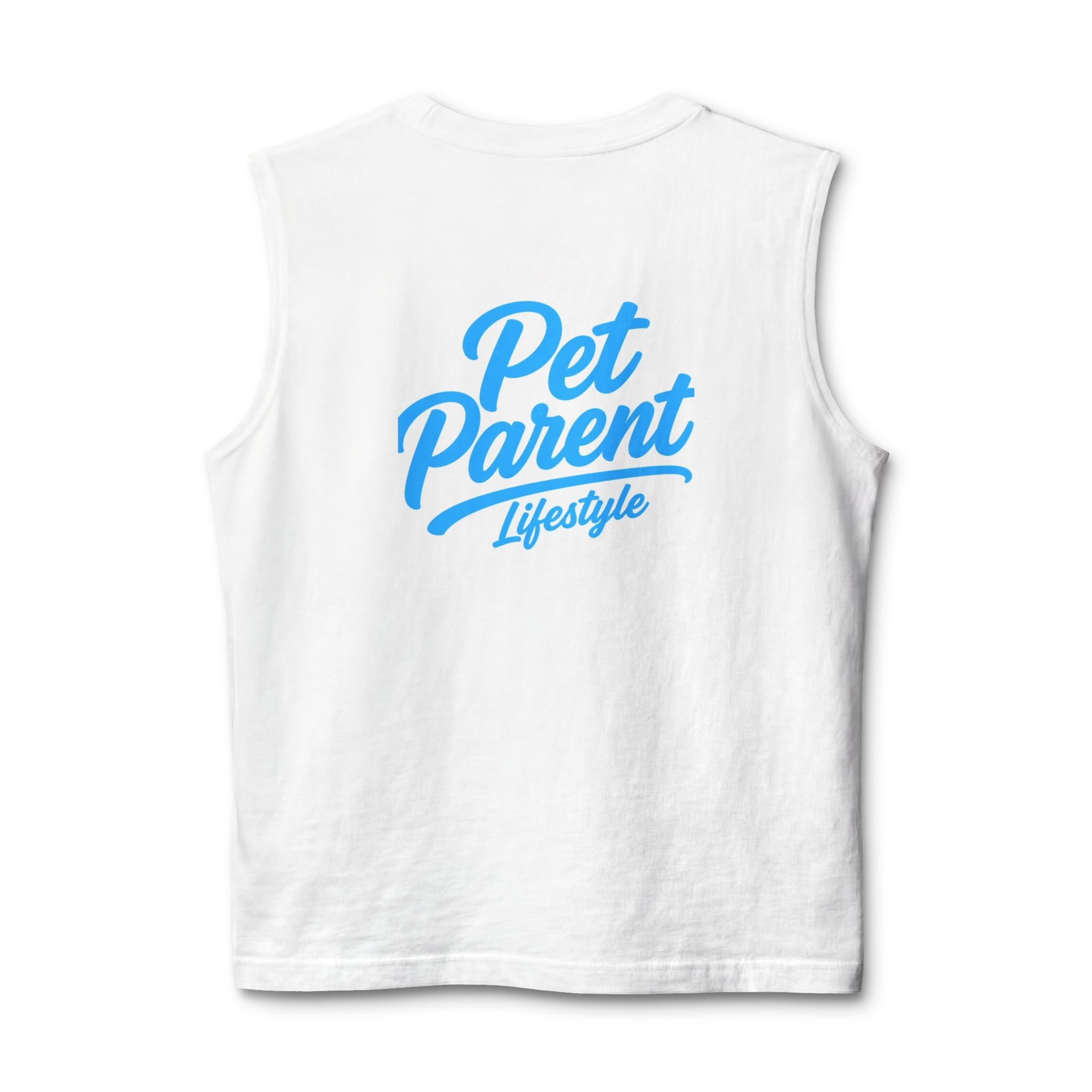 Pet Parent Lifestyle Muscle Tank – Graphic Back Print