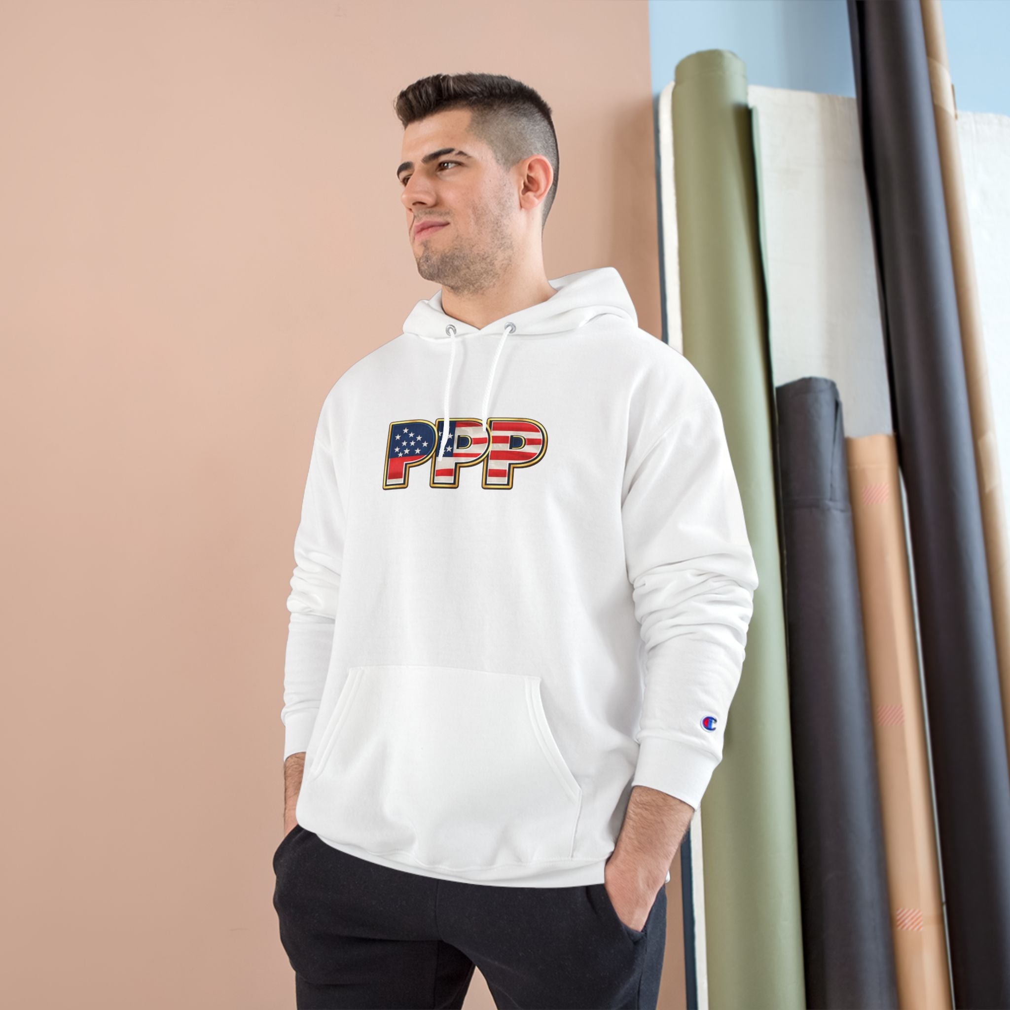Horse Pet Parent Hoodie — “I’m A Proud Pet Parent” American Flag Logo