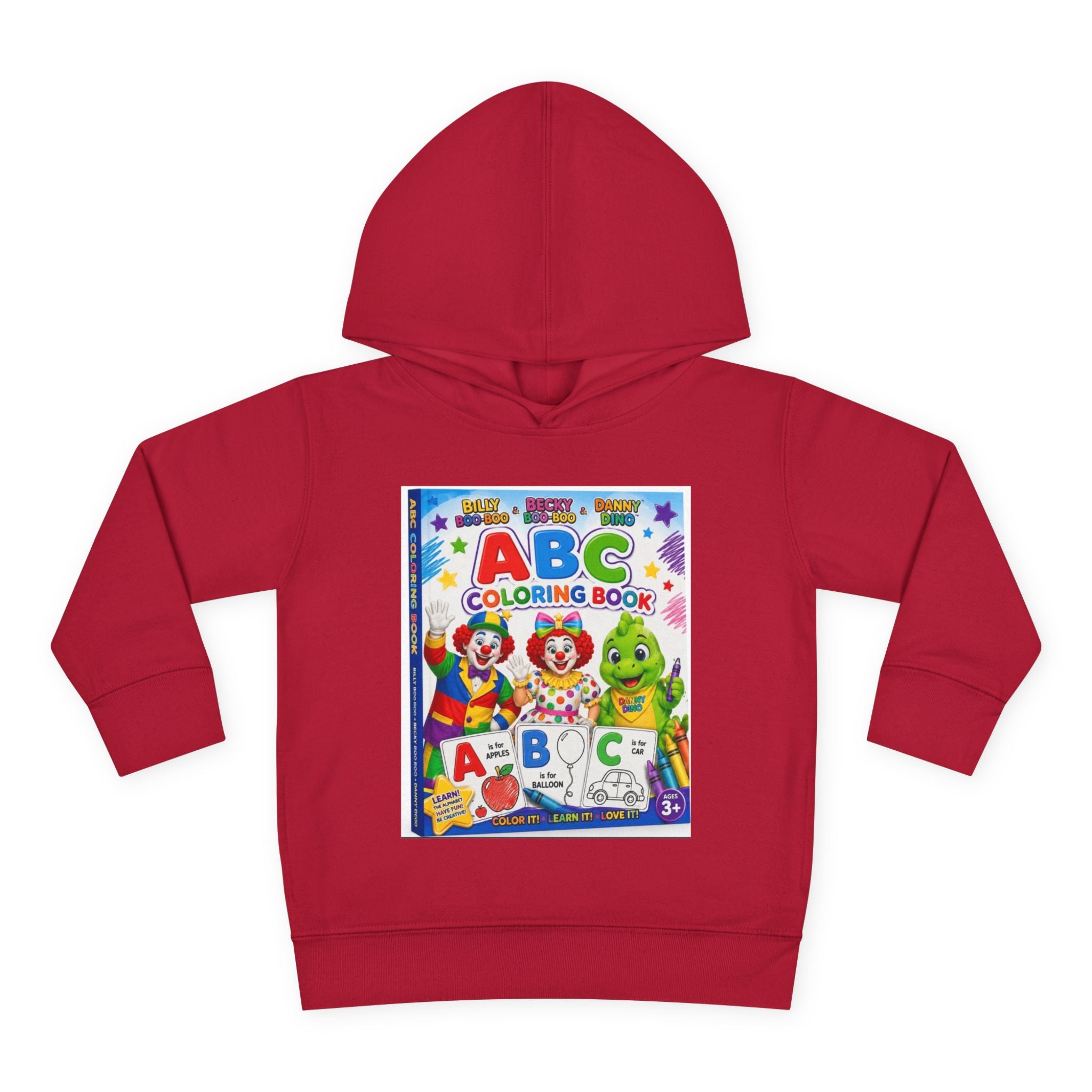ABC Coloring Book Toddler Hoodie — Cute Educational Pullover for Kids