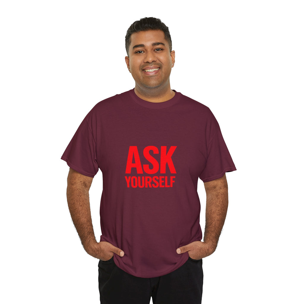 Ask Yourself T-Shirt — "Is God Saying Yes or No?" Inspirational Faith Tee