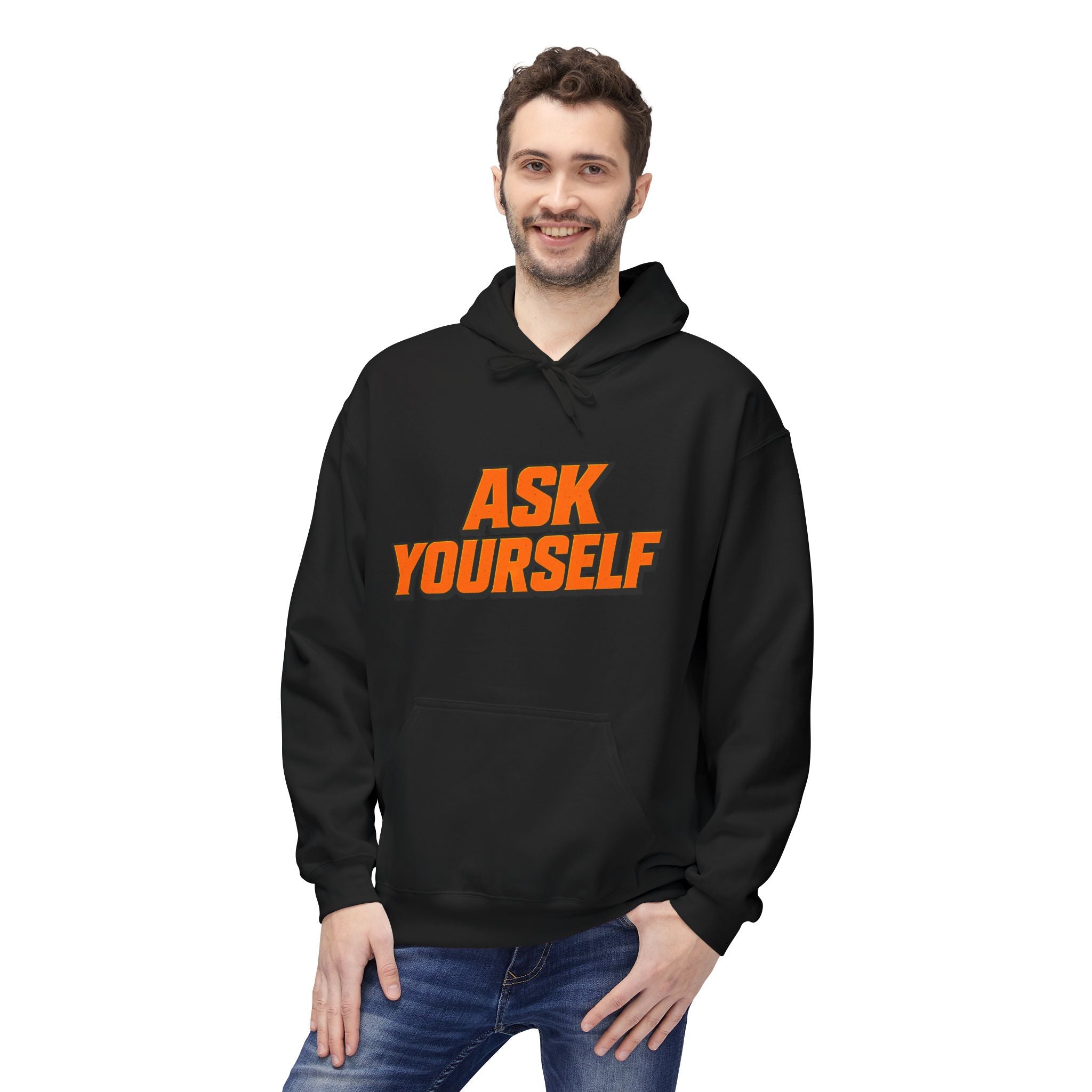 Basketball Hoodie – "Ask Yourself: Are You Built For This?" Motivational Sports Pullover