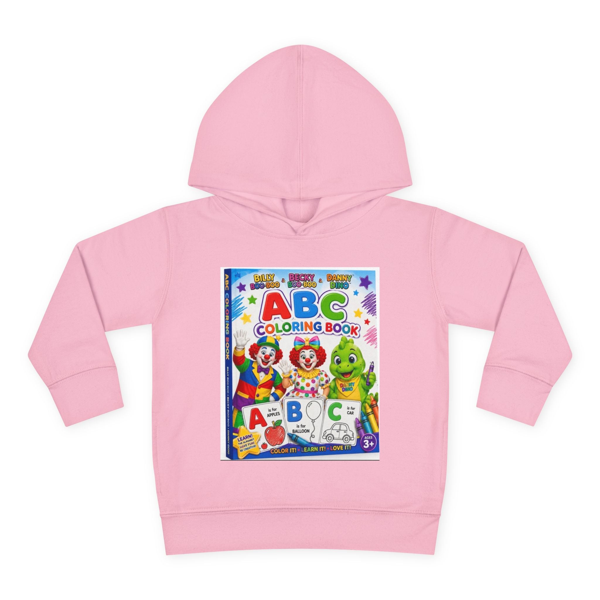 ABC Coloring Book Toddler Hoodie — Cute Educational Pullover for Kids