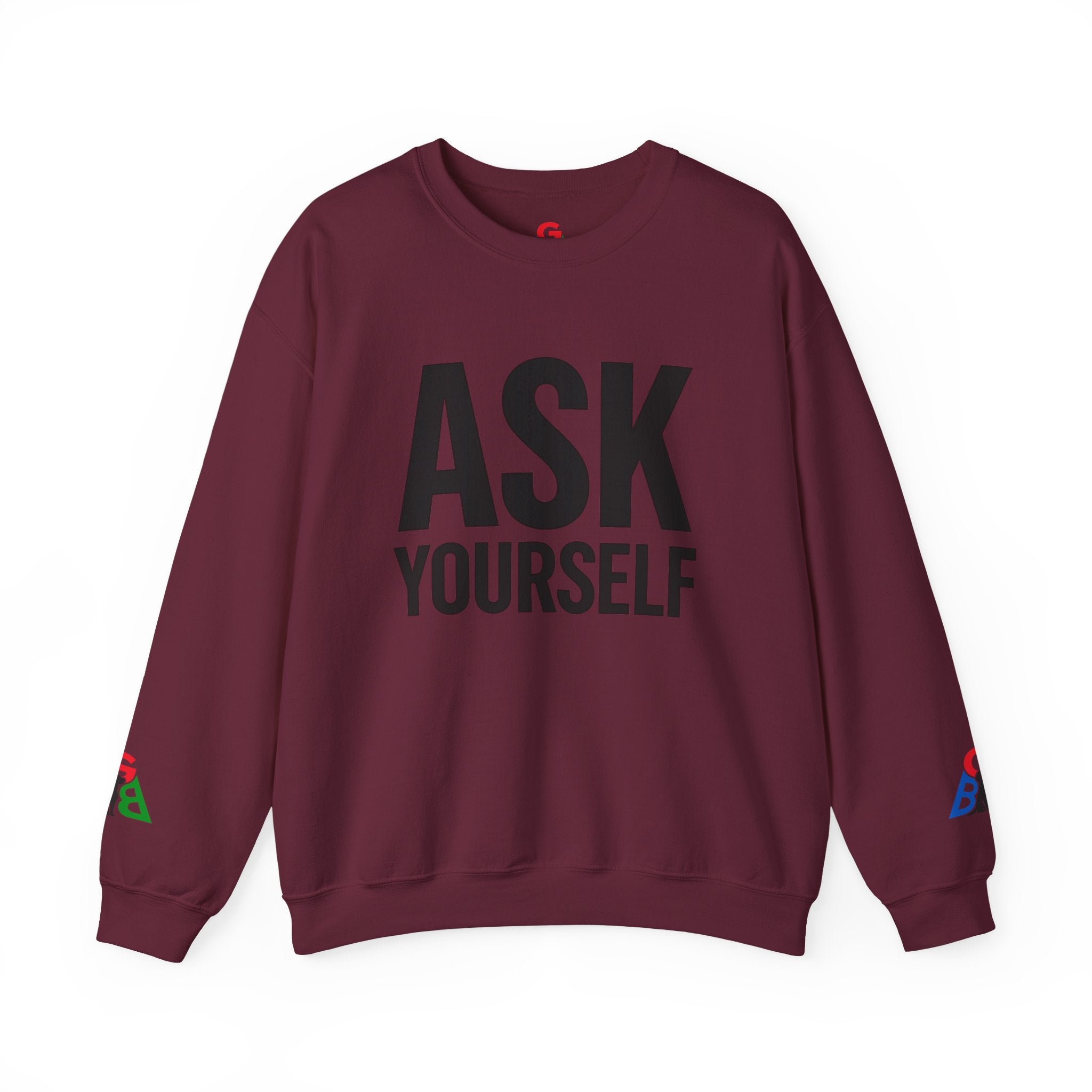 Ask Yourself Sweatshirt — Inspirational Christian Crewneck (Is God Saying Yes or No?)