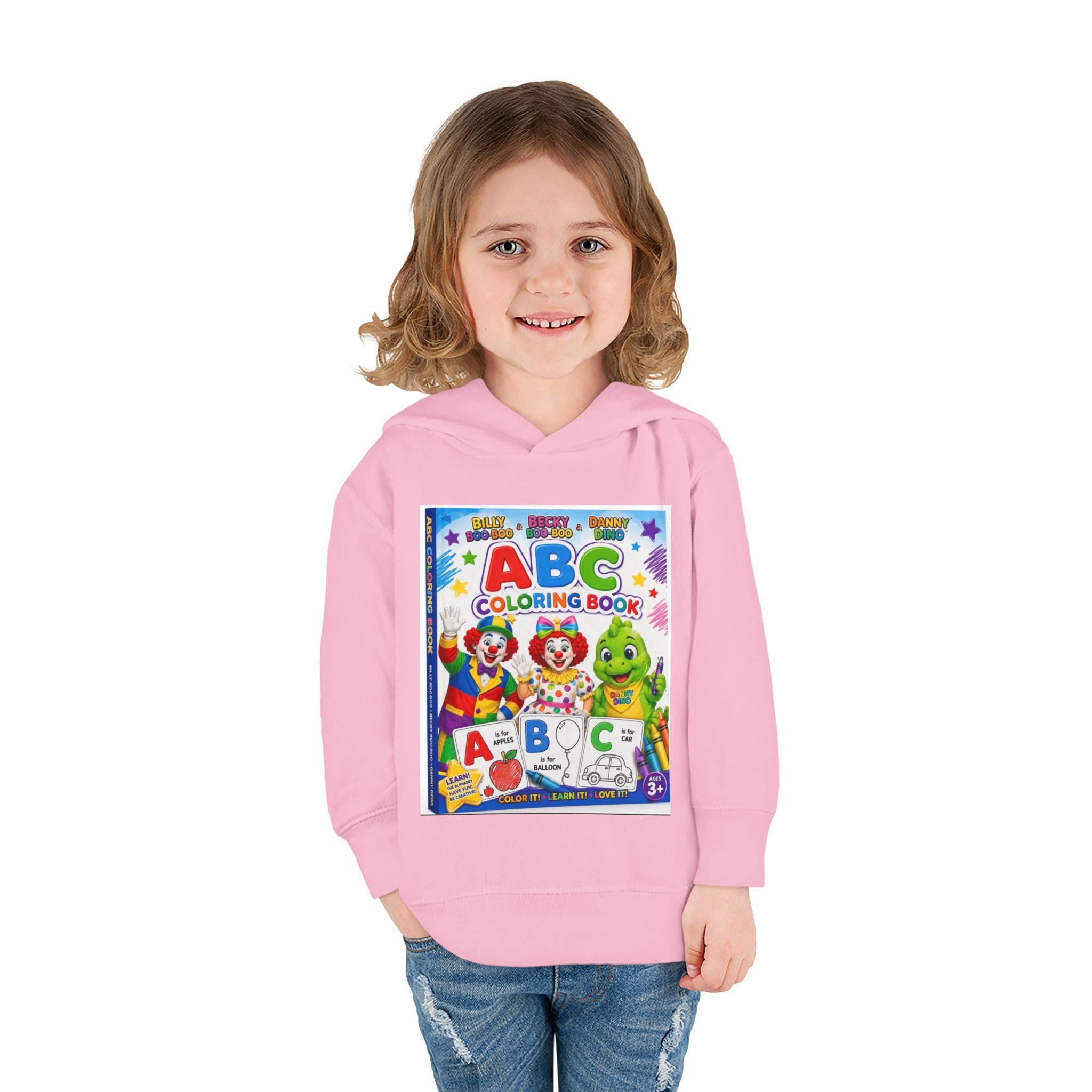 ABC Coloring Book Toddler Hoodie — Cute Educational Pullover for Kids