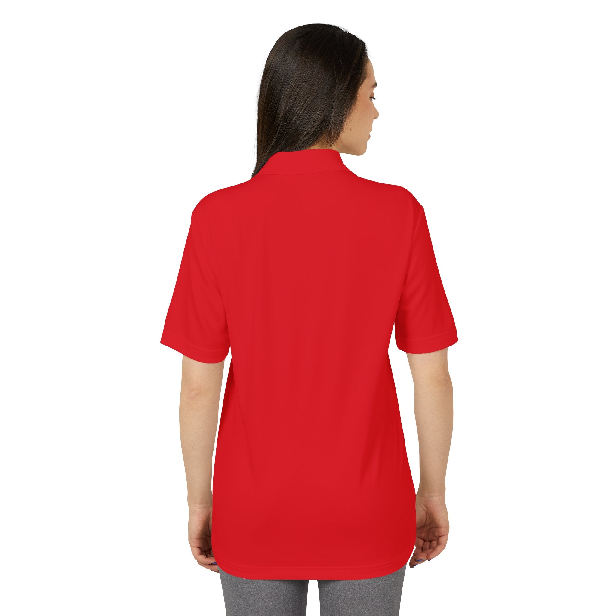 Performance Polo — Small 'RFP' Retro Flag Logo Chest