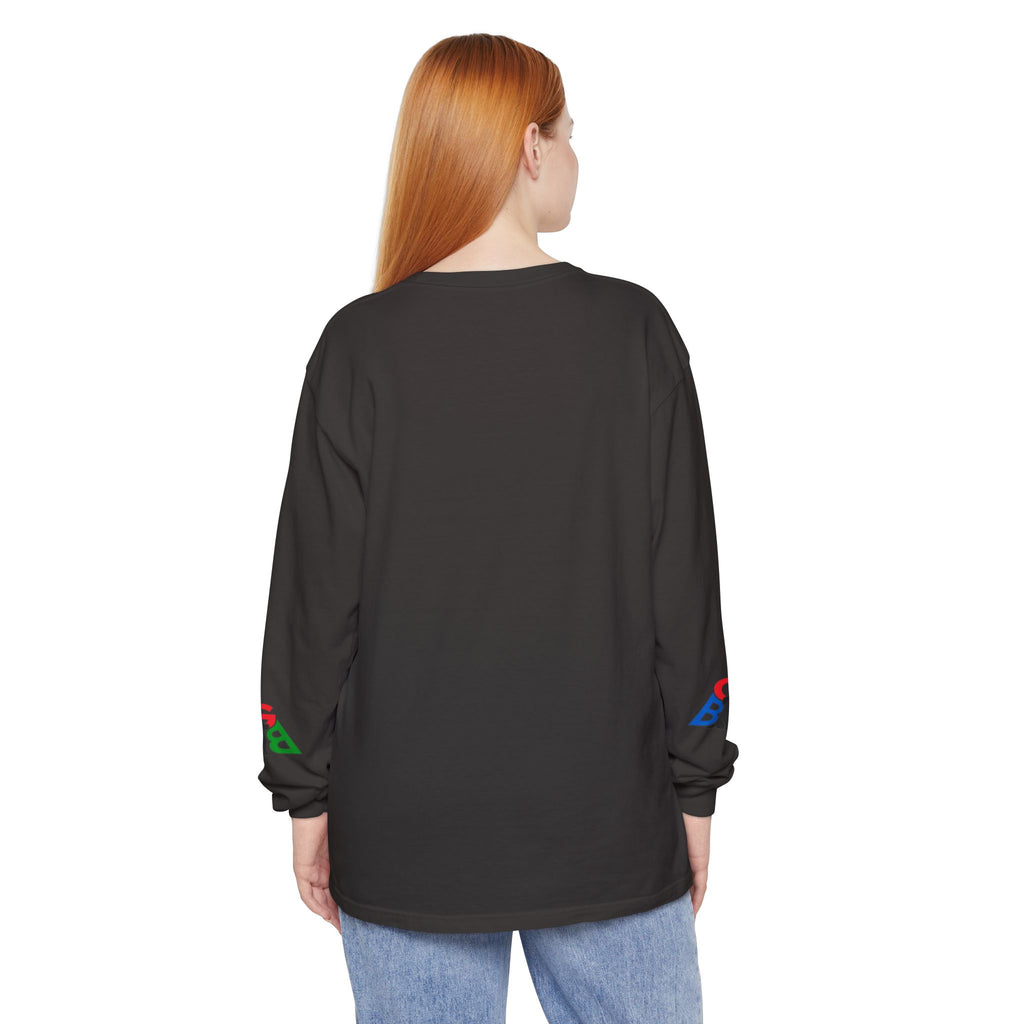 Motivational Long Sleeve Tee — “Diagnosis Without Action Becomes Curiosity” Graphic