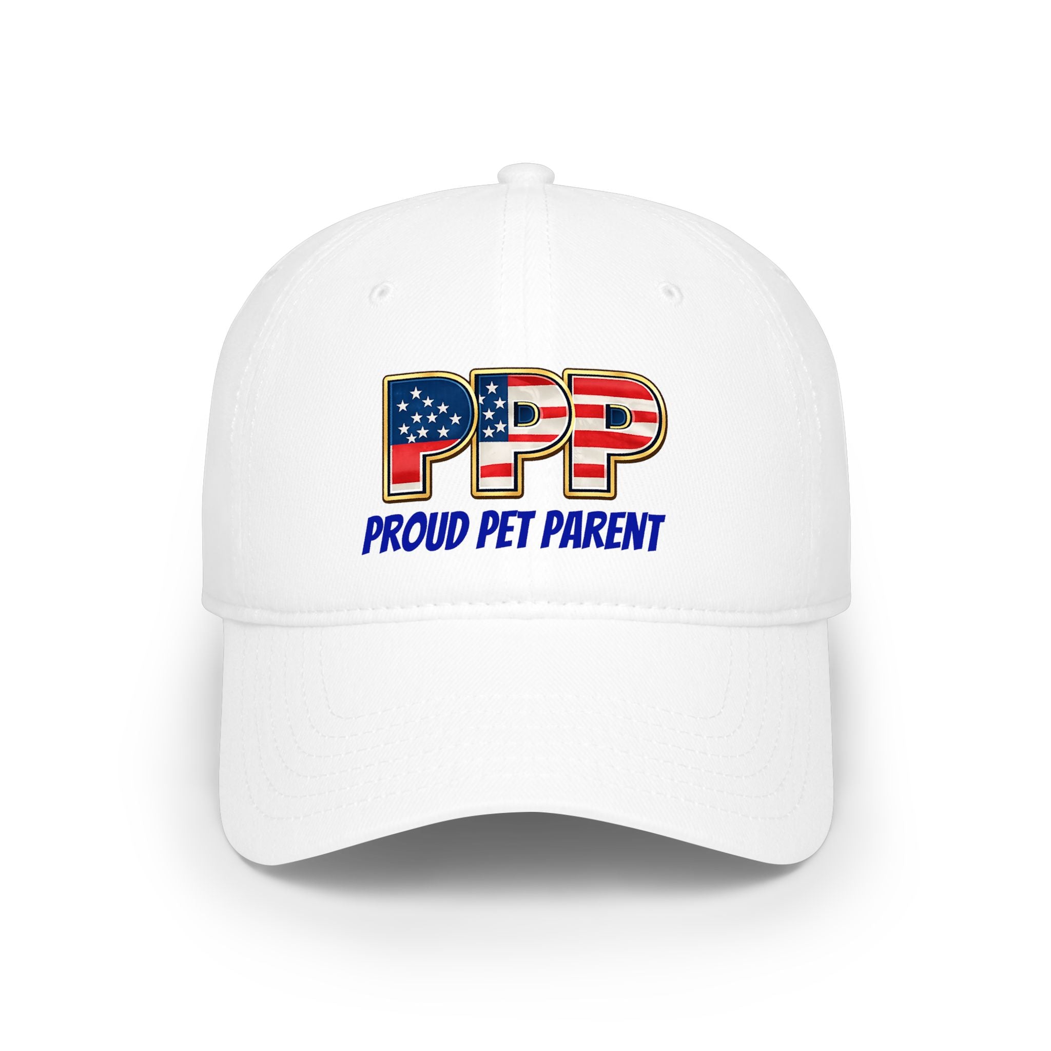 Proud Pet Parent (PPP) American Flag Low-Profile Baseball Cap