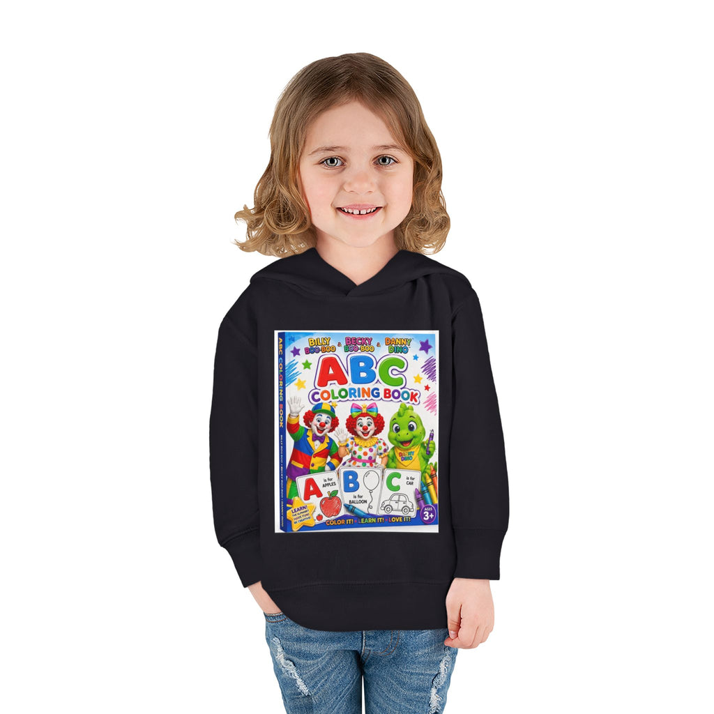 ABC Coloring Book Toddler Hoodie — Cute Educational Pullover for Kids