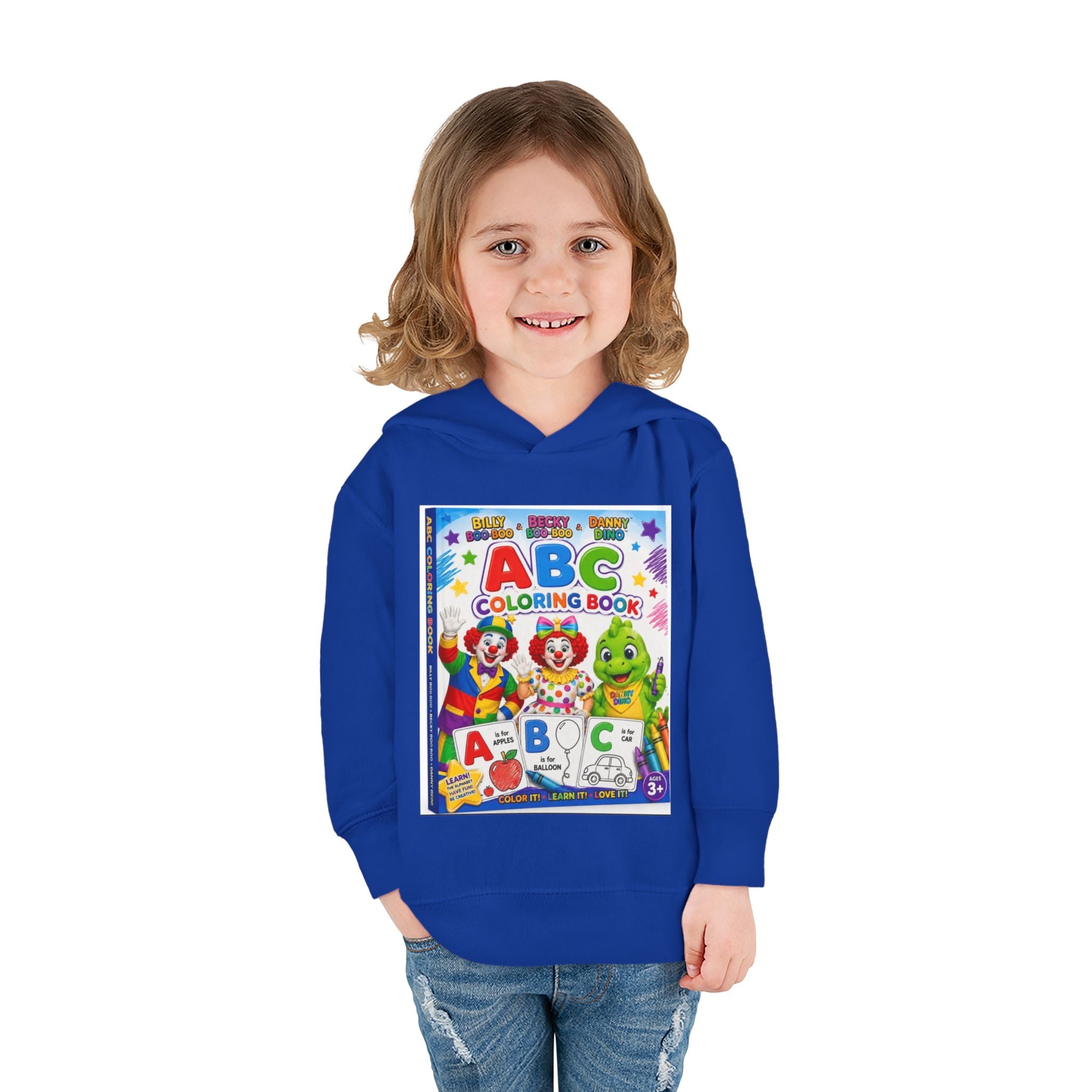 ABC Coloring Book Toddler Hoodie — Cute Educational Pullover for Kids