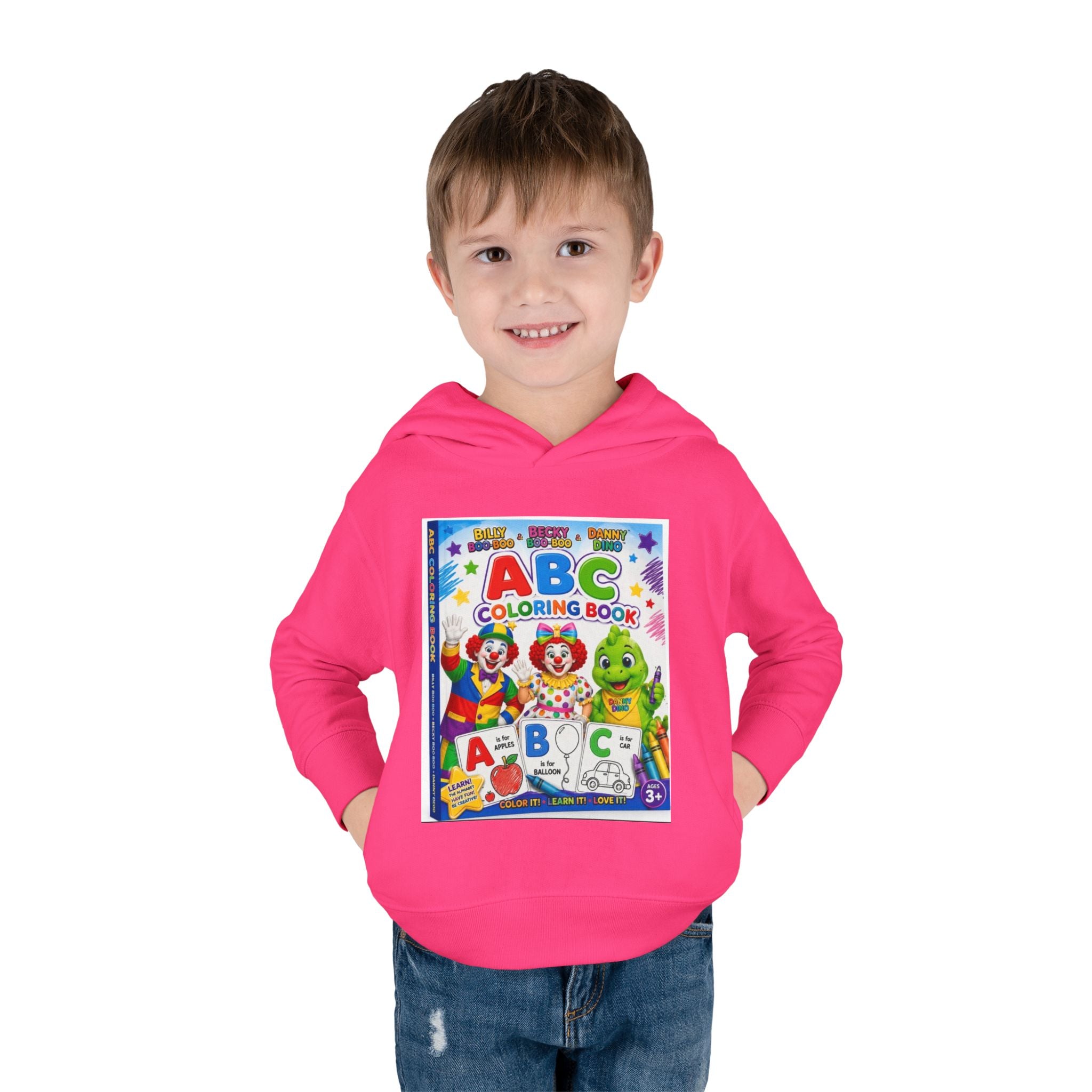 ABC Coloring Book Toddler Hoodie — Cute Educational Pullover for Kids