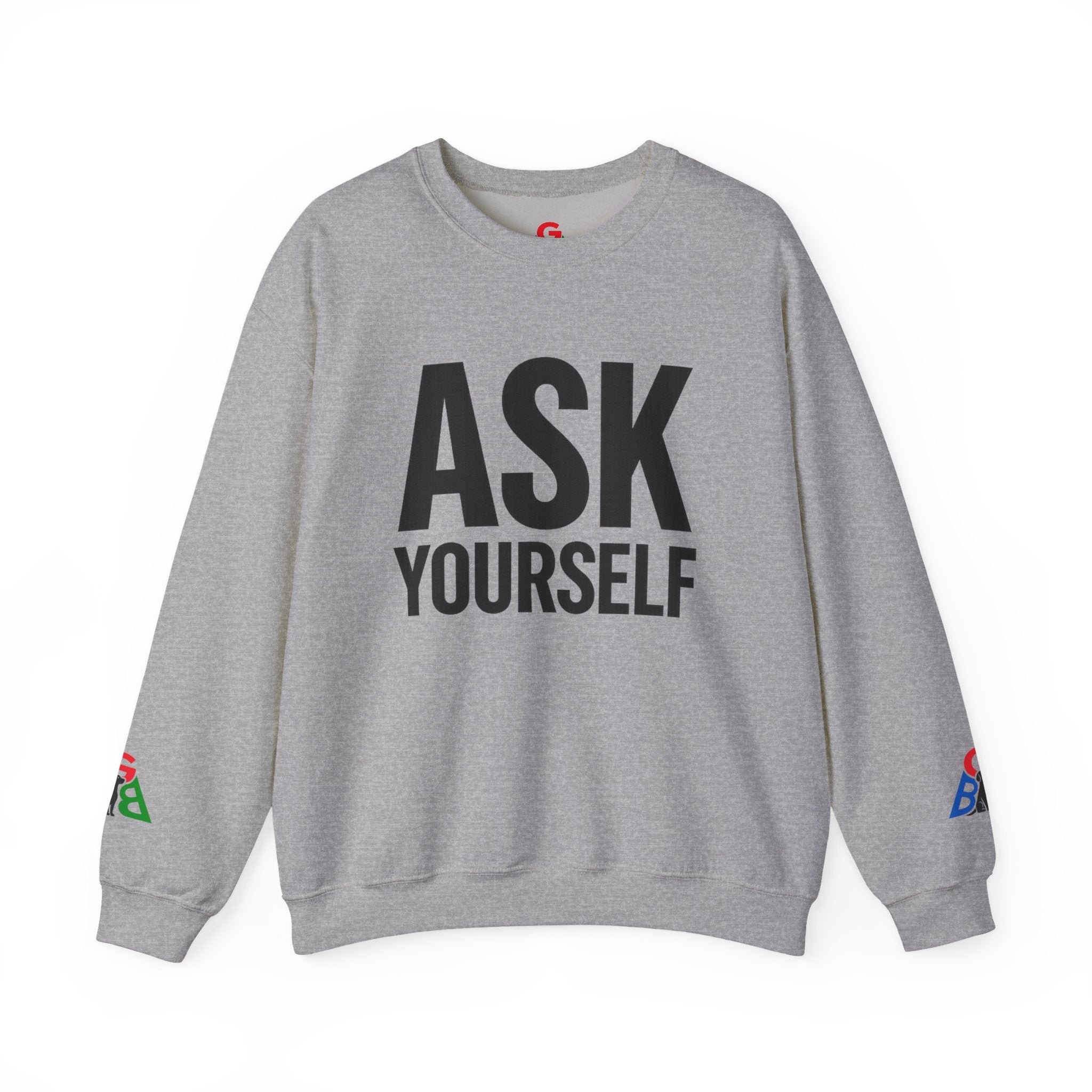 Ask Yourself Sweatshirt — Inspirational Christian Crewneck (Is God Saying Yes or No?)