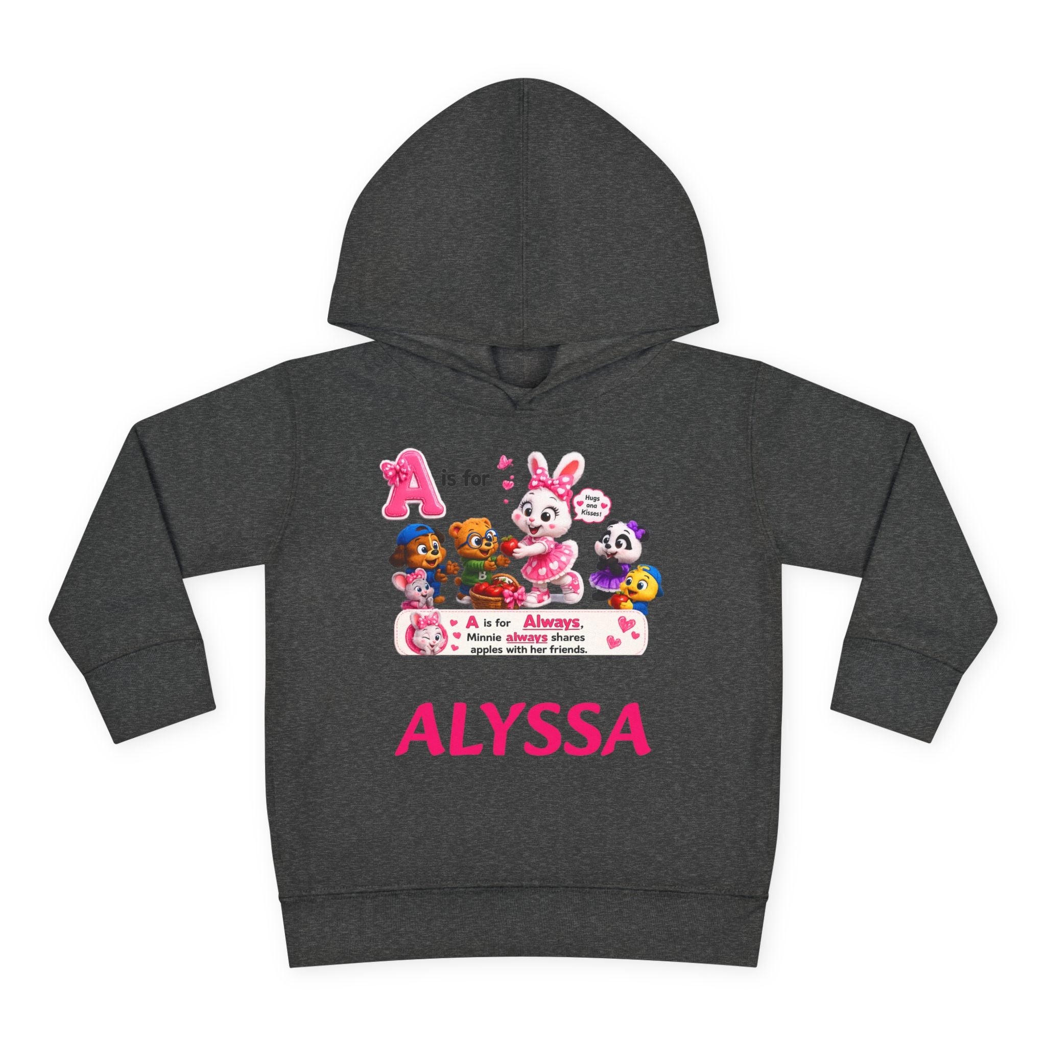 Personalized Paw Patrol Toddler Hoodie – "A is for Always" Name Sweatshirt