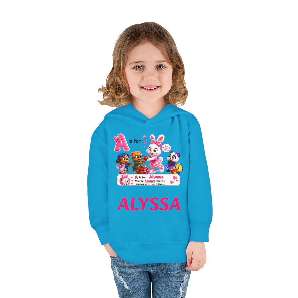 Personalized Paw Patrol Toddler Hoodie – "A is for Always" Name Sweatshirt