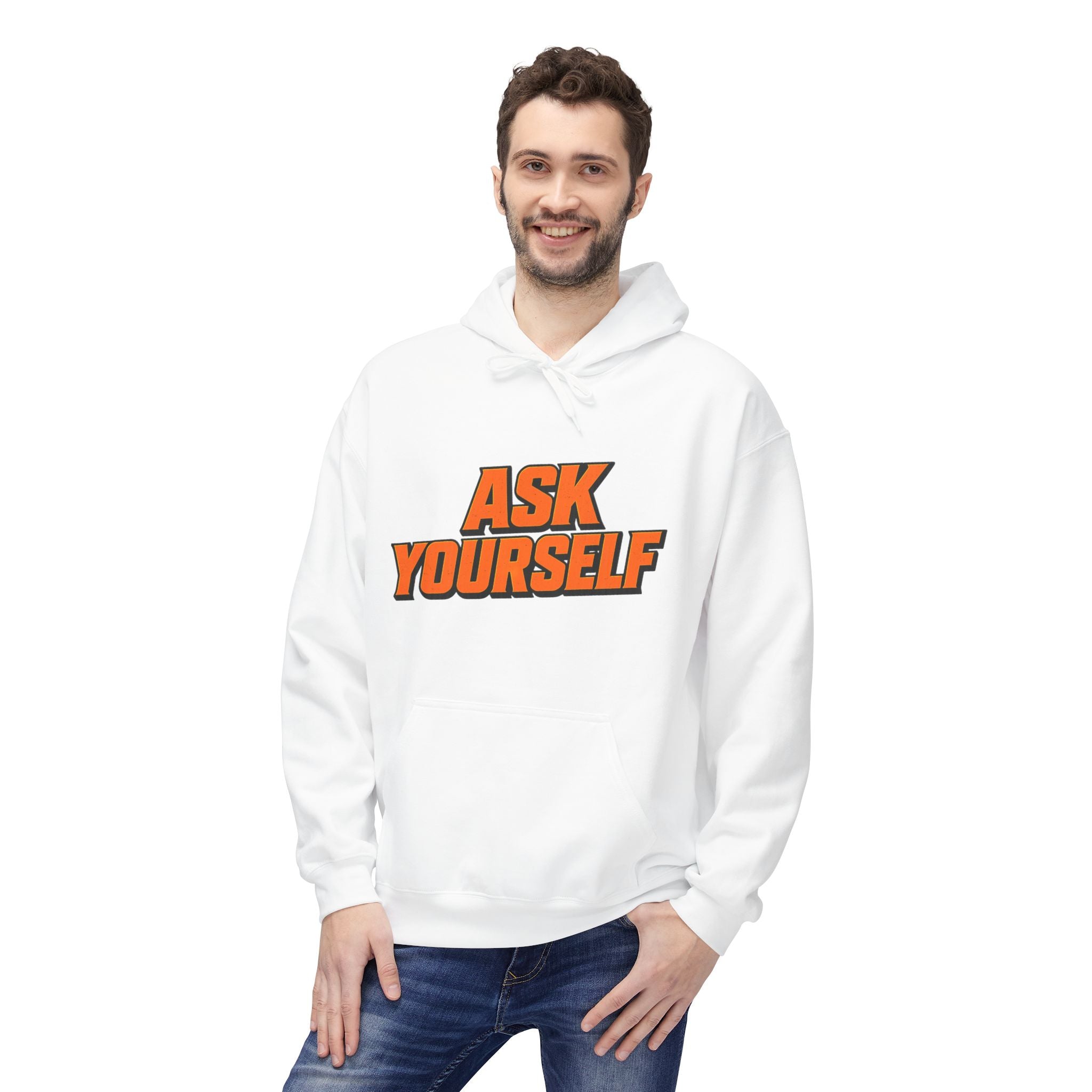 Basketball Hoodie – "Ask Yourself: Are You Built For This?" Motivational Sports Pullover