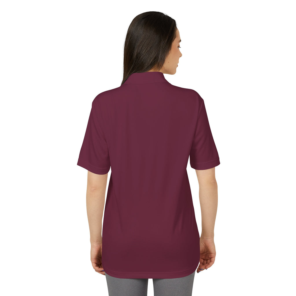 Performance Polo — Small 'RFP' Retro Flag Logo Chest