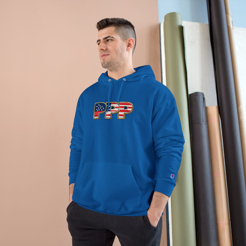 Horse Pet Parent Hoodie — “I’m A Proud Pet Parent” American Flag Logo