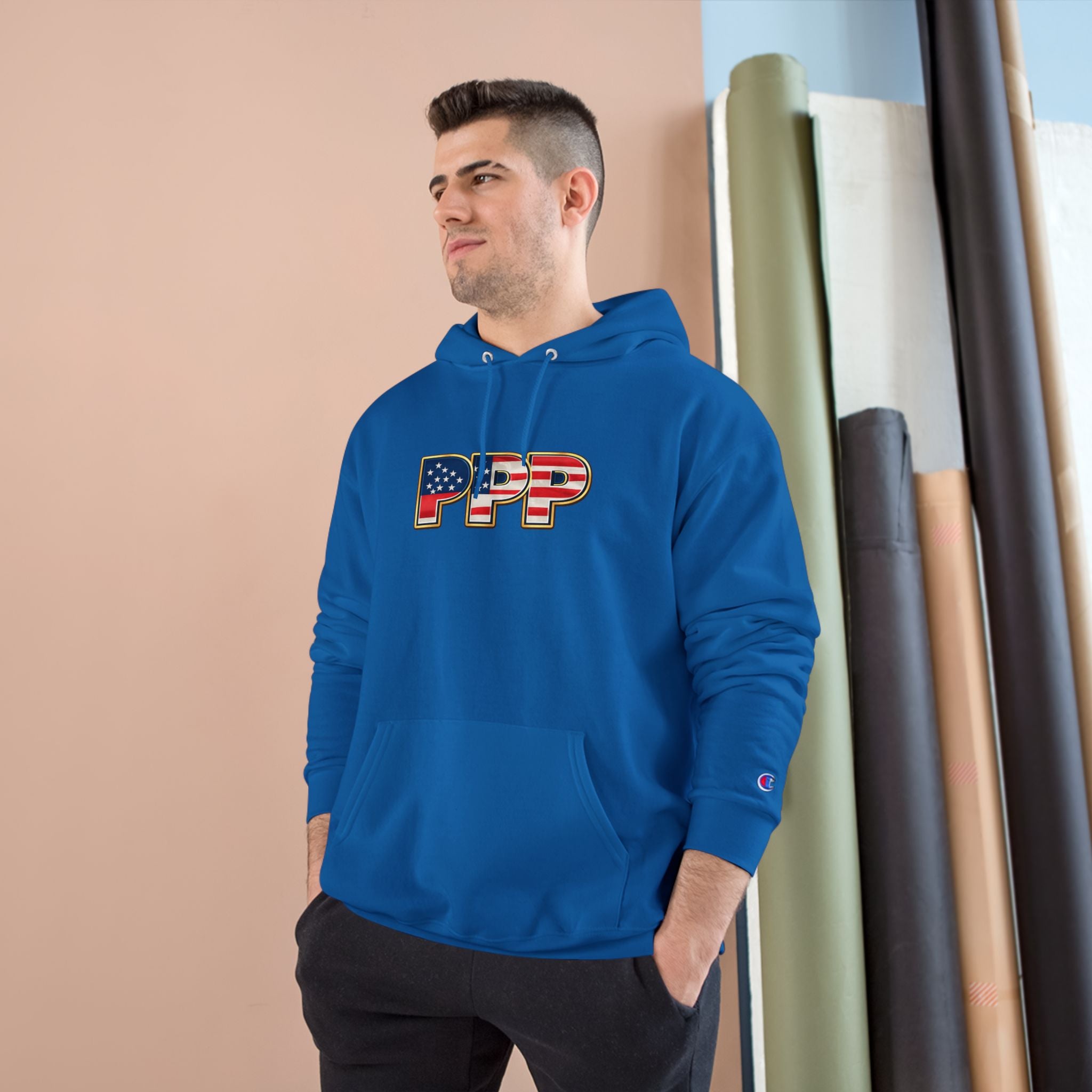 Horse Pet Parent Hoodie — “I’m A Proud Pet Parent” American Flag Logo