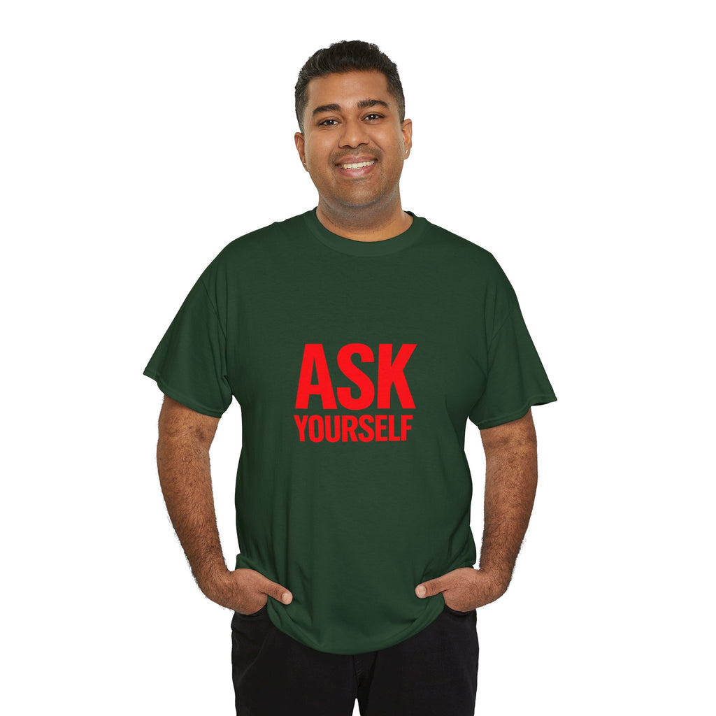 Ask Yourself T-Shirt — "Is God Saying Yes or No?" Inspirational Faith Tee