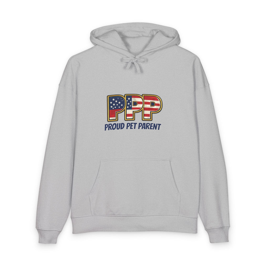 Proud Pet Parent Hoodie — Patriotic PFP American Flag Design
