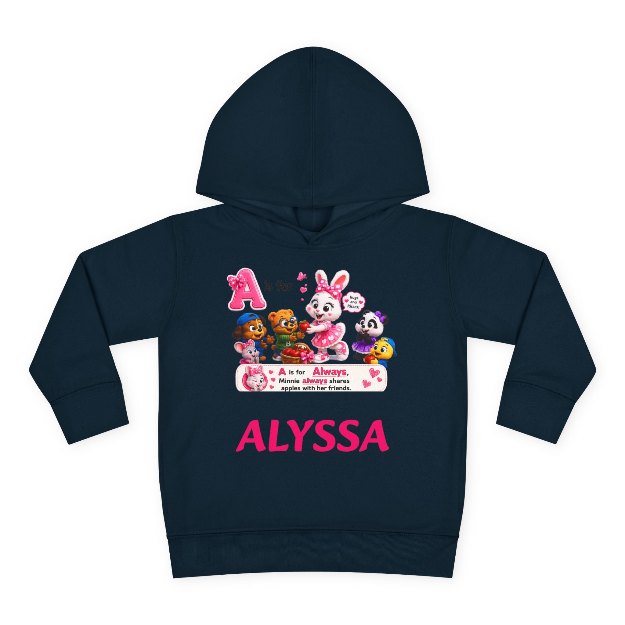Personalized Paw Patrol Toddler Hoodie – "A is for Always" Name Sweatshirt