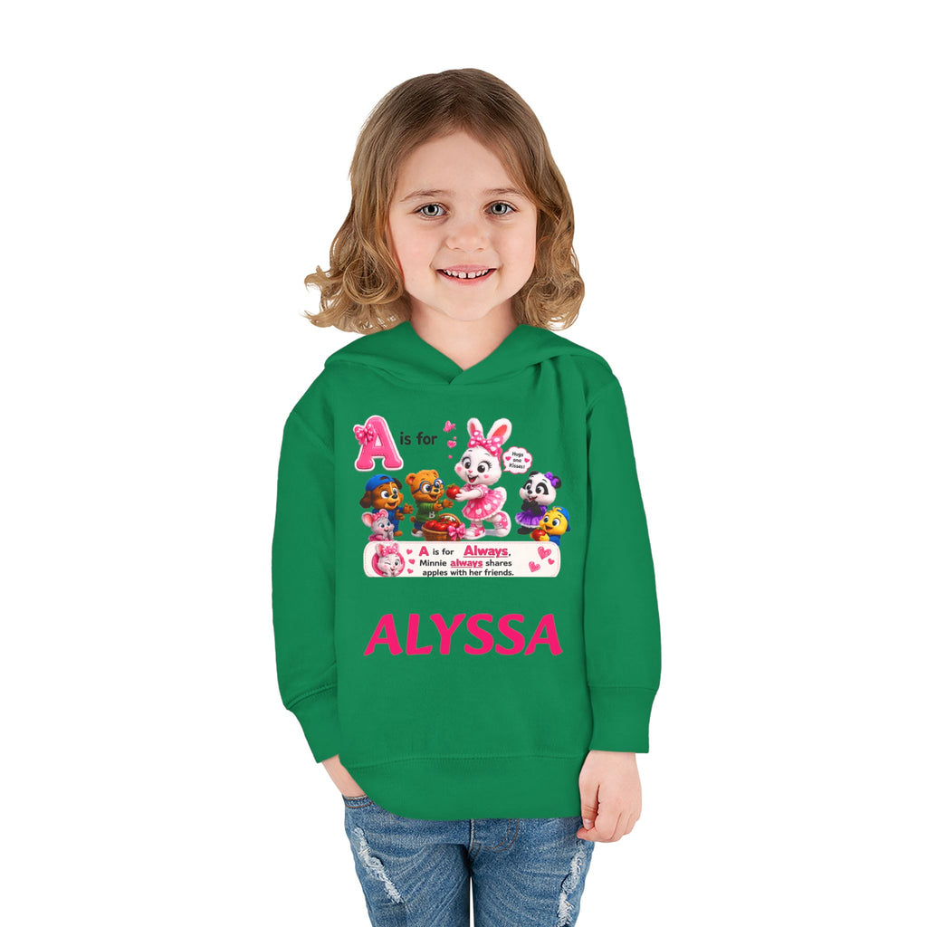 Personalized Paw Patrol Toddler Hoodie – "A is for Always" Name Sweatshirt