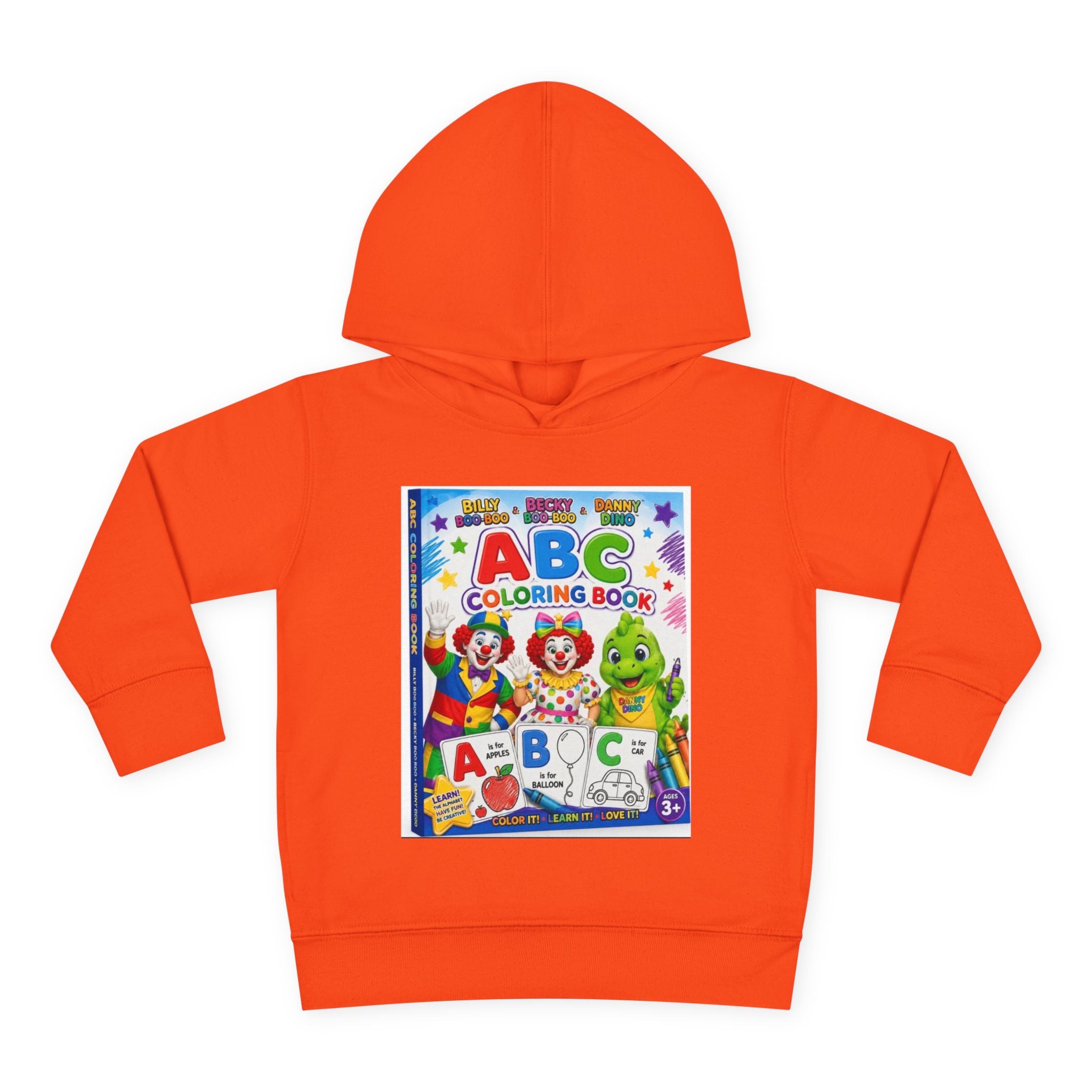 ABC Coloring Book Toddler Hoodie — Cute Educational Pullover for Kids