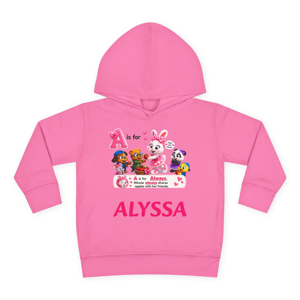 Personalized Paw Patrol Toddler Hoodie – "A is for Always" Name Sweatshirt