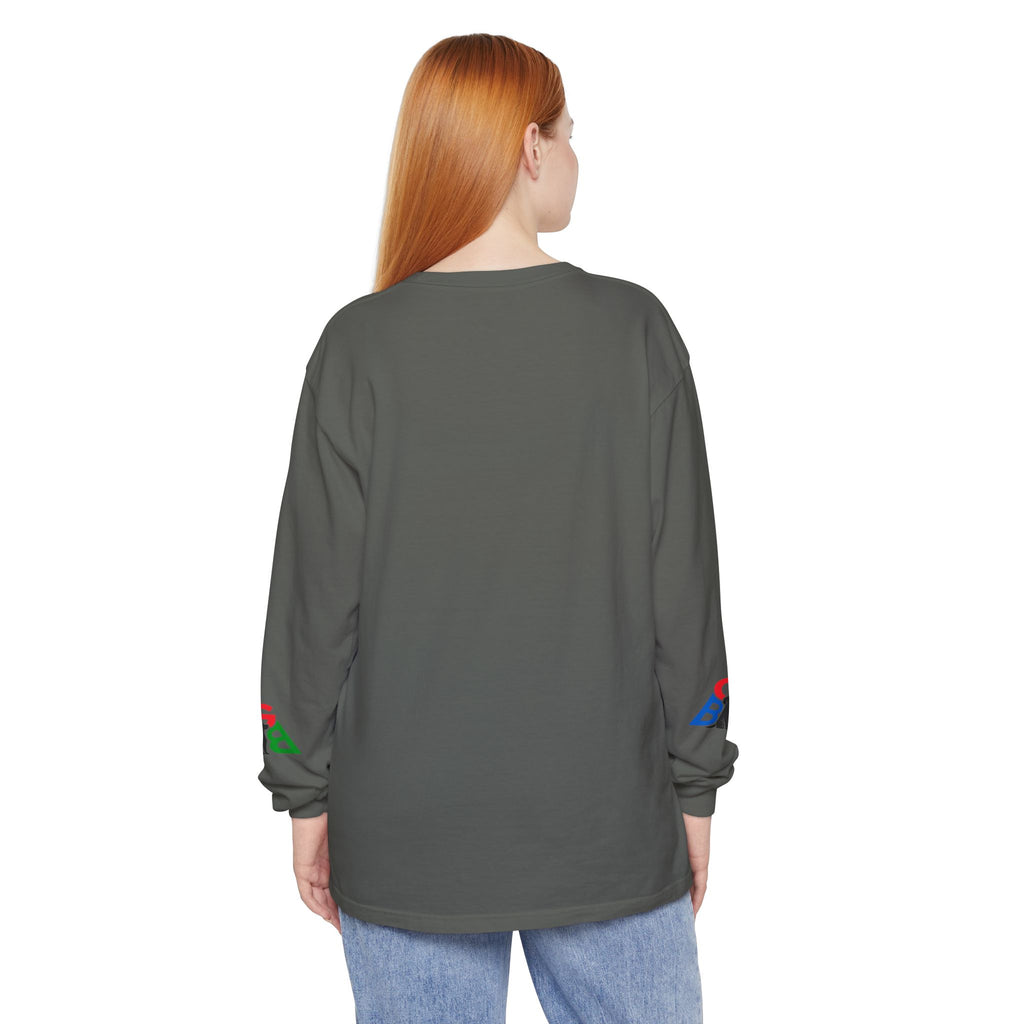 Motivational Long Sleeve Tee — “Diagnosis Without Action Becomes Curiosity” Graphic