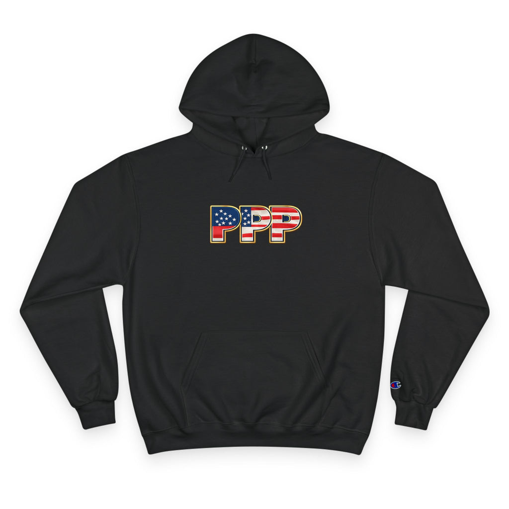 Horse Pet Parent Hoodie — “I’m A Proud Pet Parent” American Flag Logo