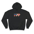 Horse Pet Parent Hoodie — “I’m A Proud Pet Parent” American Flag Logo