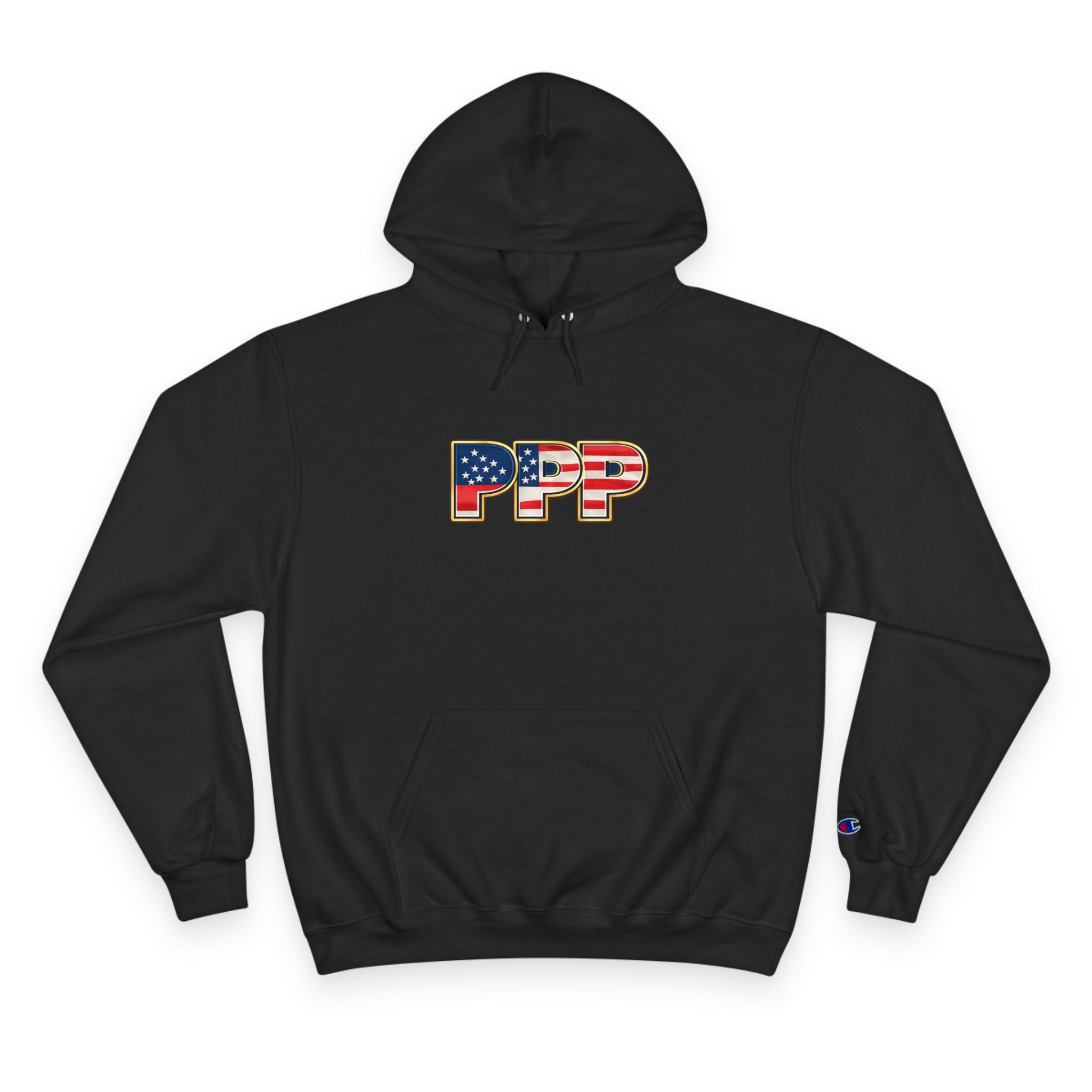 Horse Pet Parent Hoodie — “I’m A Proud Pet Parent” American Flag Logo