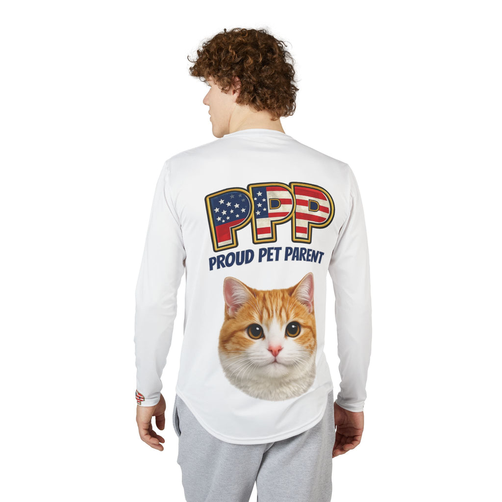 Proud Pet Parent Long Sleeve Shirt — Customizable Pet Name & Photo UV Protection