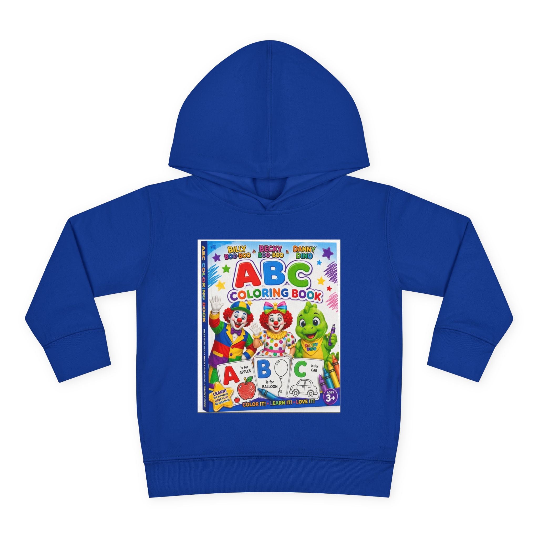 ABC Coloring Book Toddler Hoodie — Cute Educational Pullover for Kids