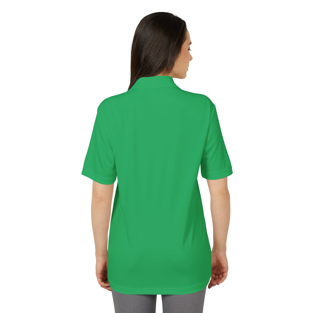 Performance Polo — Small 'RFP' Retro Flag Logo Chest