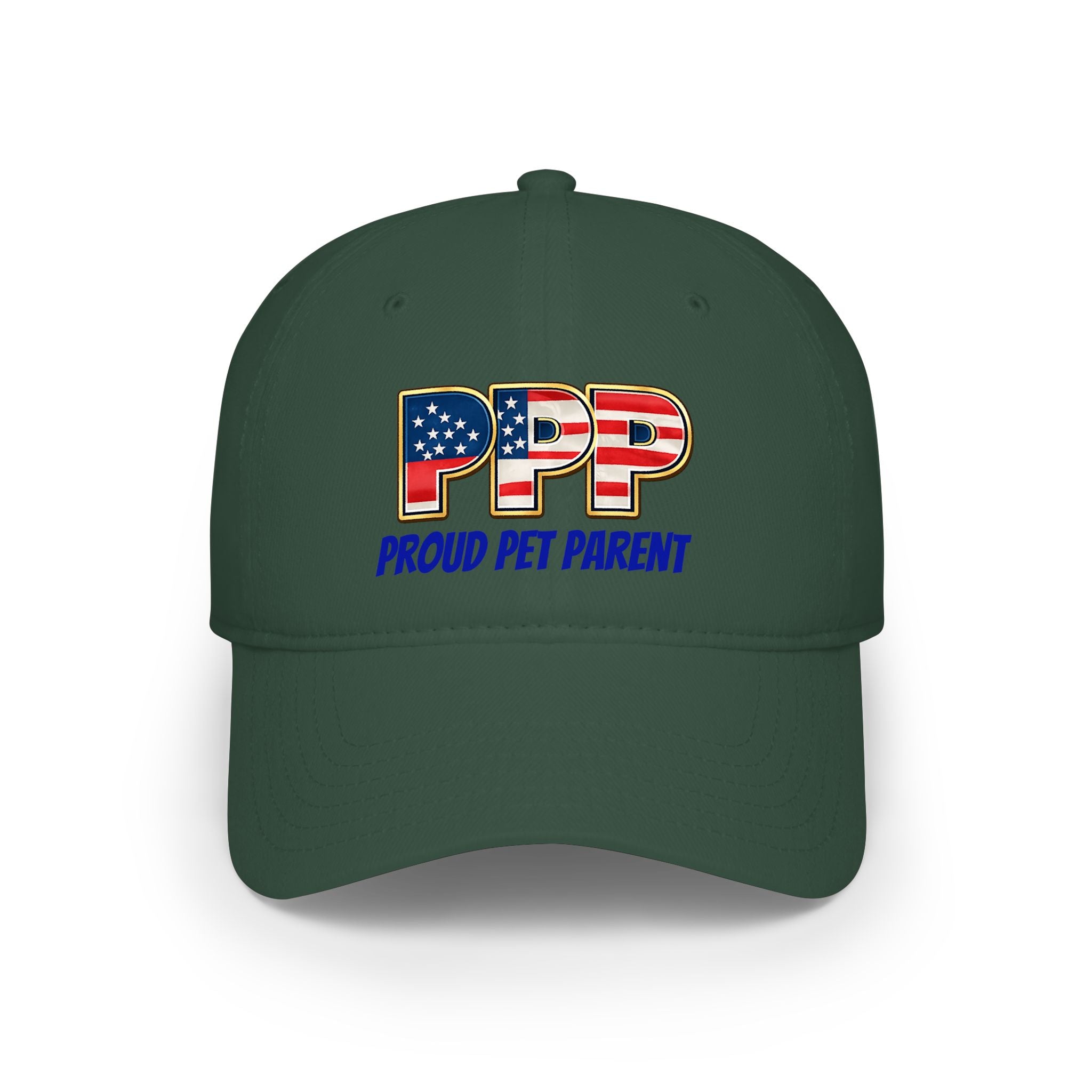 Proud Pet Parent (PPP) American Flag Low-Profile Baseball Cap