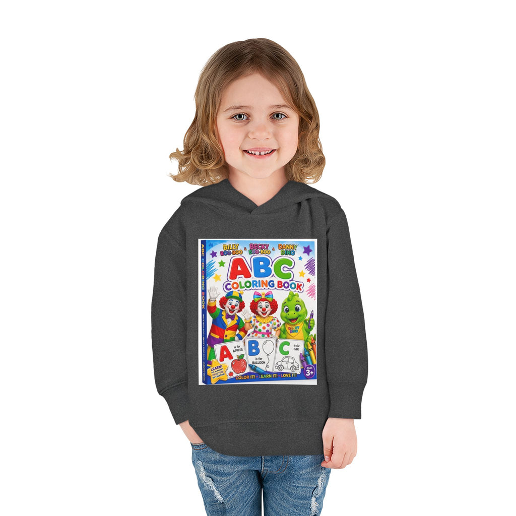 ABC Coloring Book Toddler Hoodie — Cute Educational Pullover for Kids