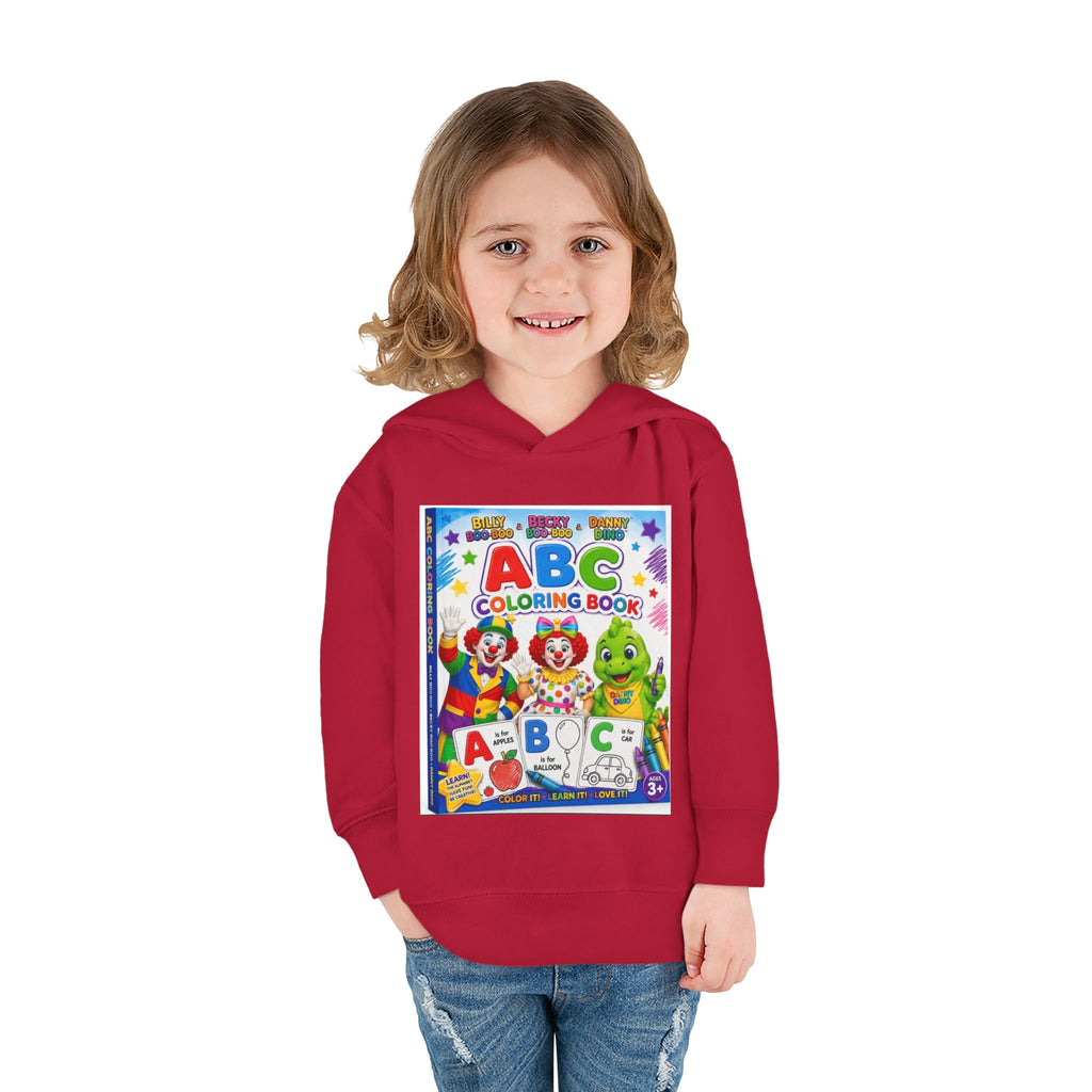 ABC Coloring Book Toddler Hoodie — Cute Educational Pullover for Kids