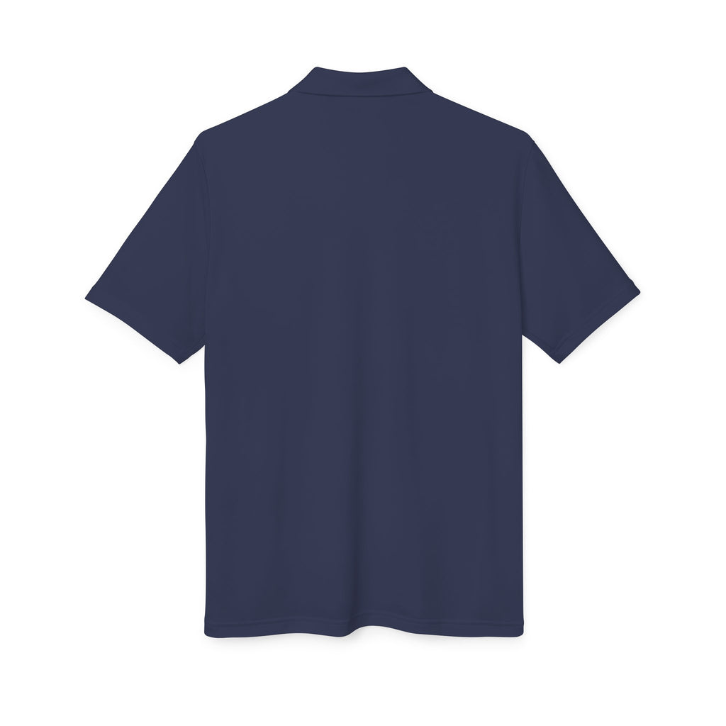 Performance Polo — Small 'RFP' Retro Flag Logo Chest
