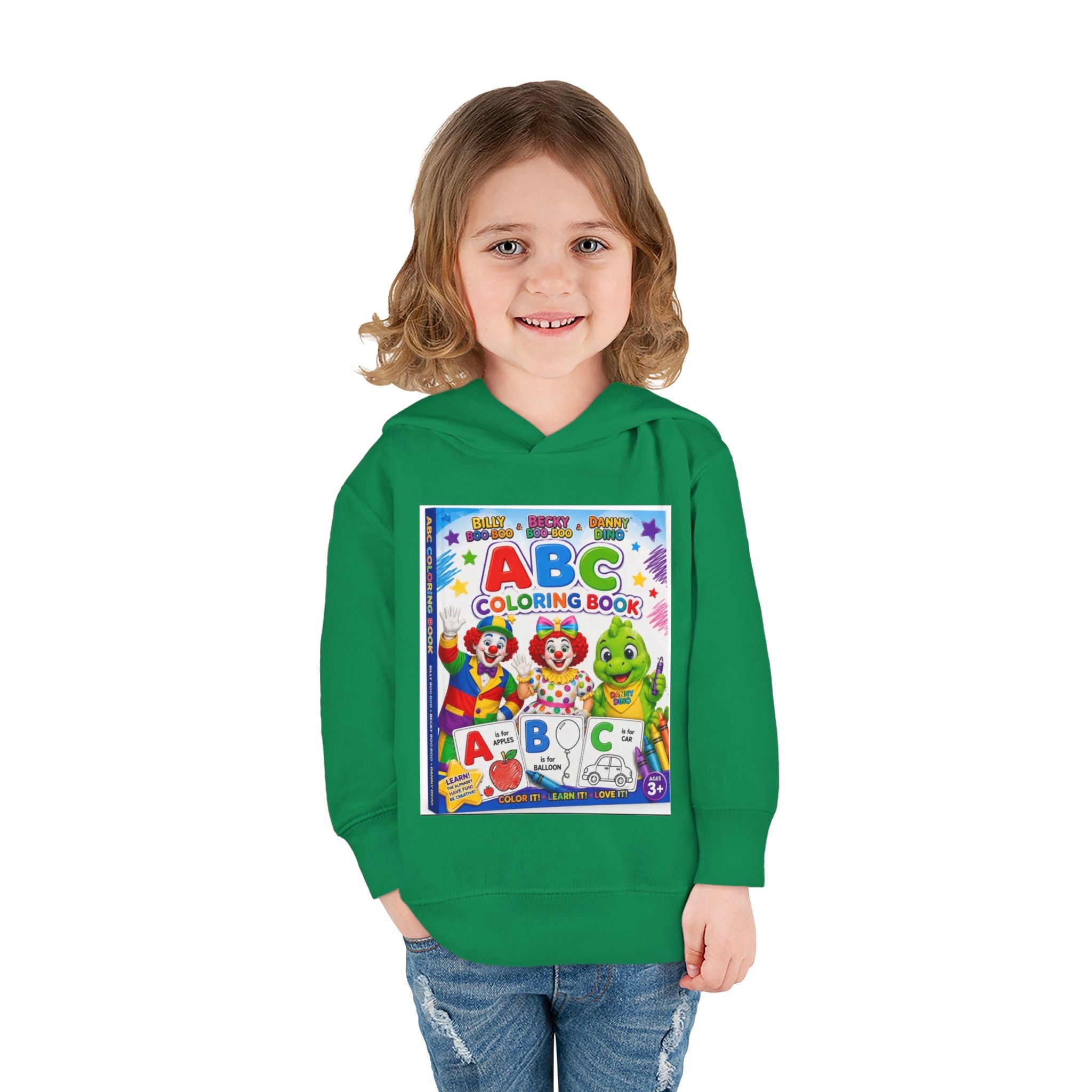 ABC Coloring Book Toddler Hoodie — Cute Educational Pullover for Kids