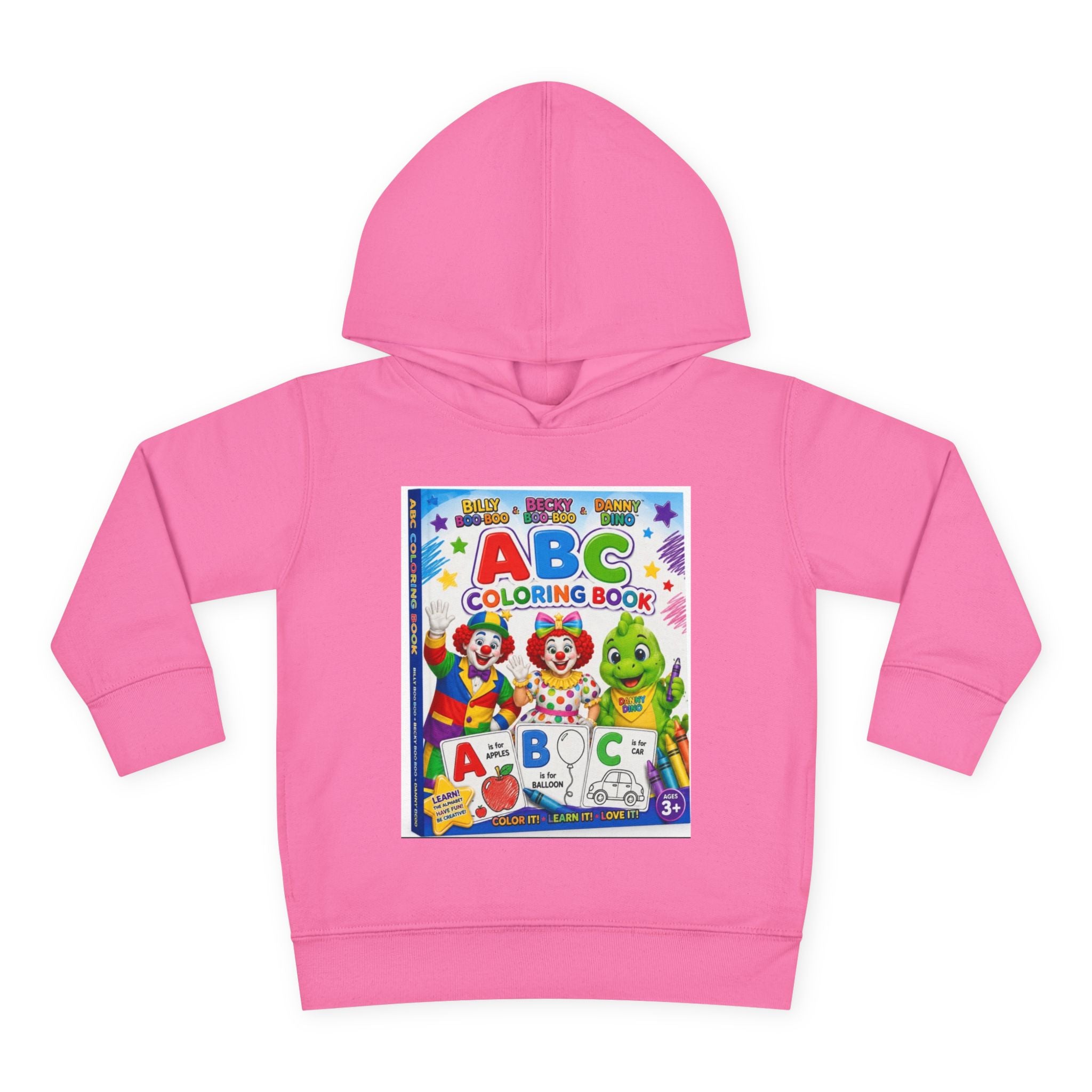 ABC Coloring Book Toddler Hoodie — Cute Educational Pullover for Kids