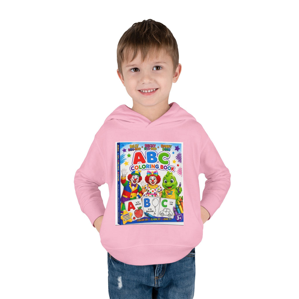ABC Coloring Book Toddler Hoodie — Cute Educational Pullover for Kids
