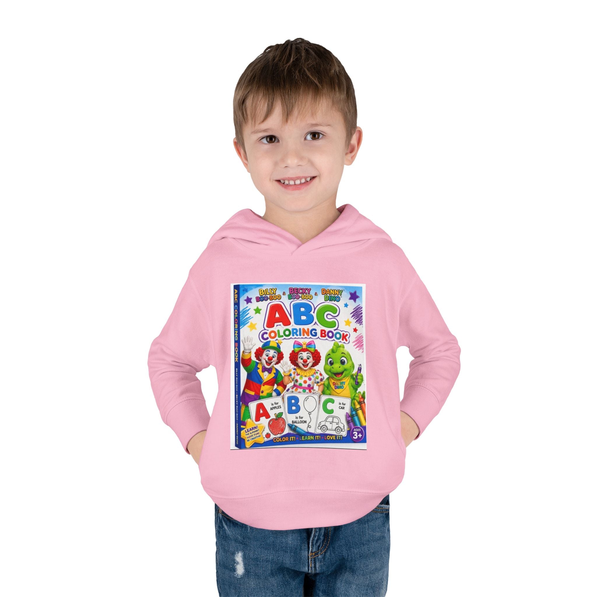 ABC Coloring Book Toddler Hoodie — Cute Educational Pullover for Kids