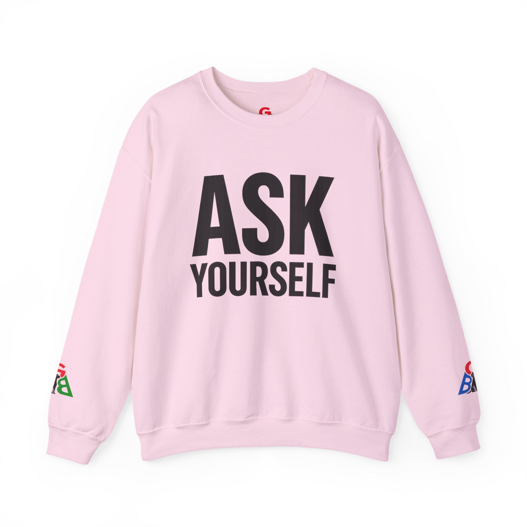 Ask Yourself Sweatshirt — Inspirational Christian Crewneck (Is God Saying Yes or No?)
